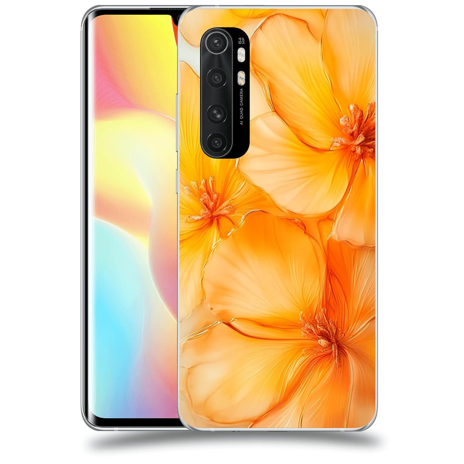 ACOVER Kryt na mobil Xiaomi Mi Note 10 Lite - Jantarová něžnost
