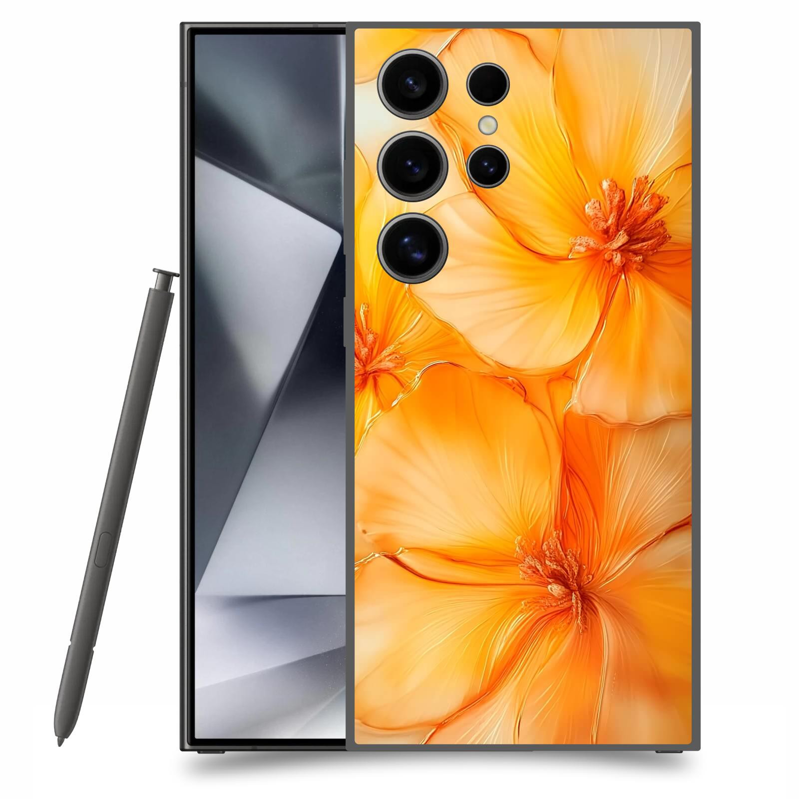 ACOVER Kryt na mobil Samsung Galaxy S24 Ultra - Jantarová něžnost