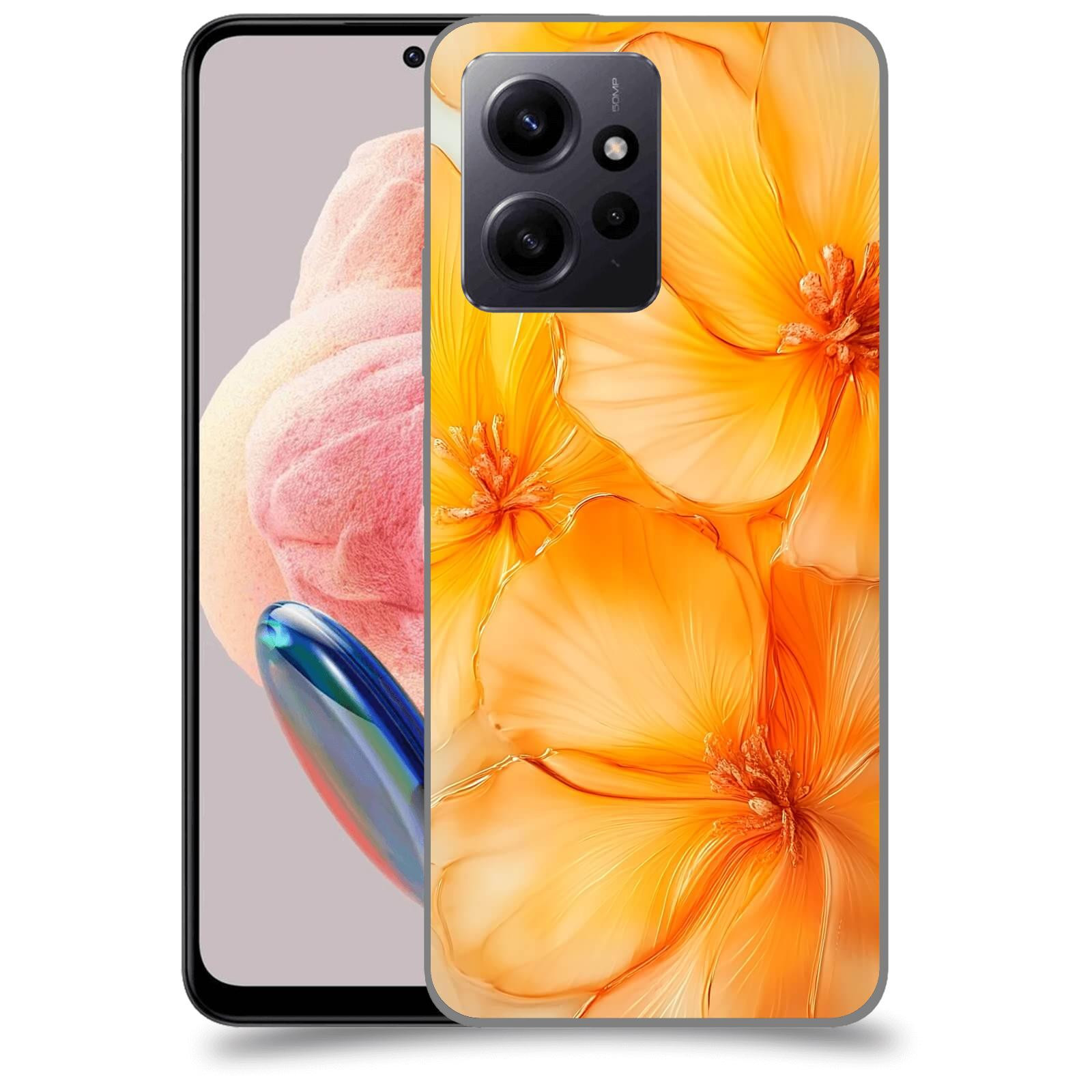 ACOVER Kryt na mobil Xiaomi Redmi Note 12 4G - Jantarová něžnost