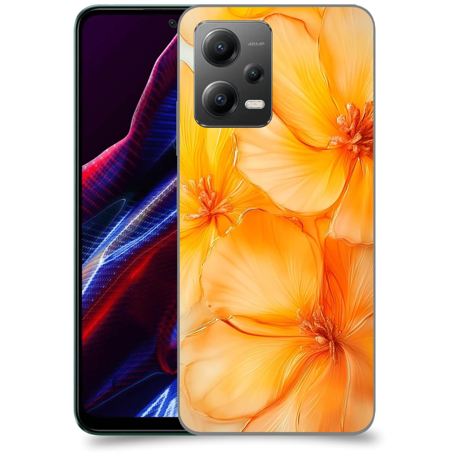 ACOVER Kryt na mobil Xiaomi Poco X5 - Jantarová něžnost