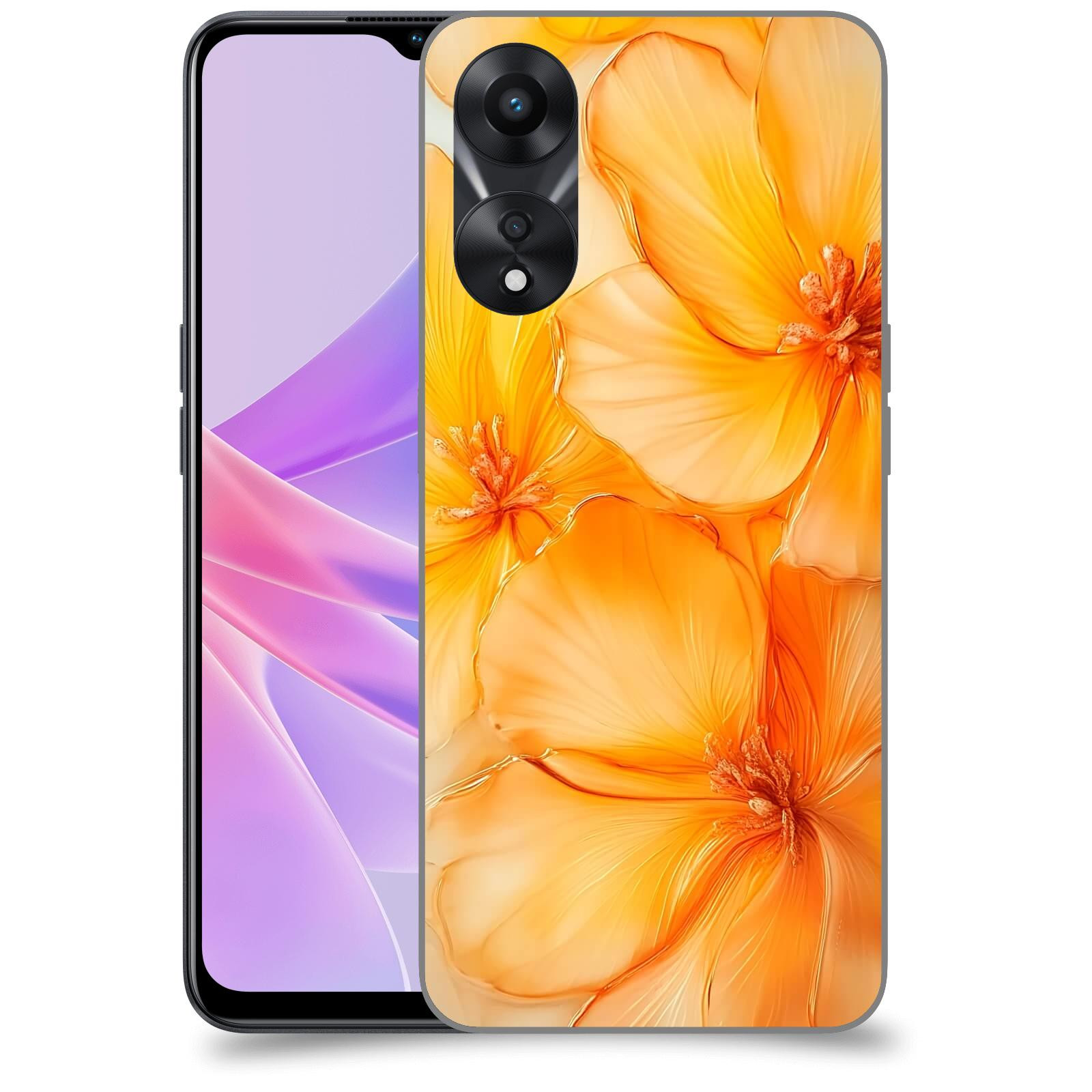 ACOVER Kryt na mobil OPPO A78 5G - Jantarová něžnost