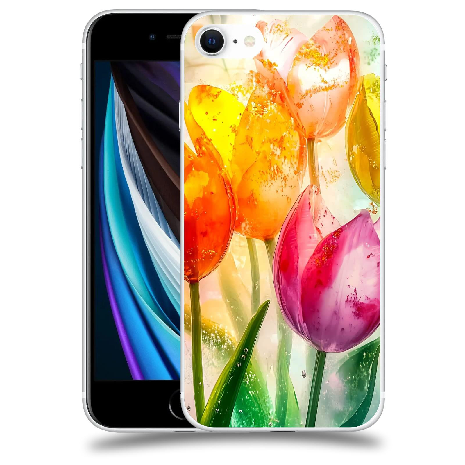 ACOVER Kryt na mobil Apple iPhone SE 2020 - Jarní vášeň