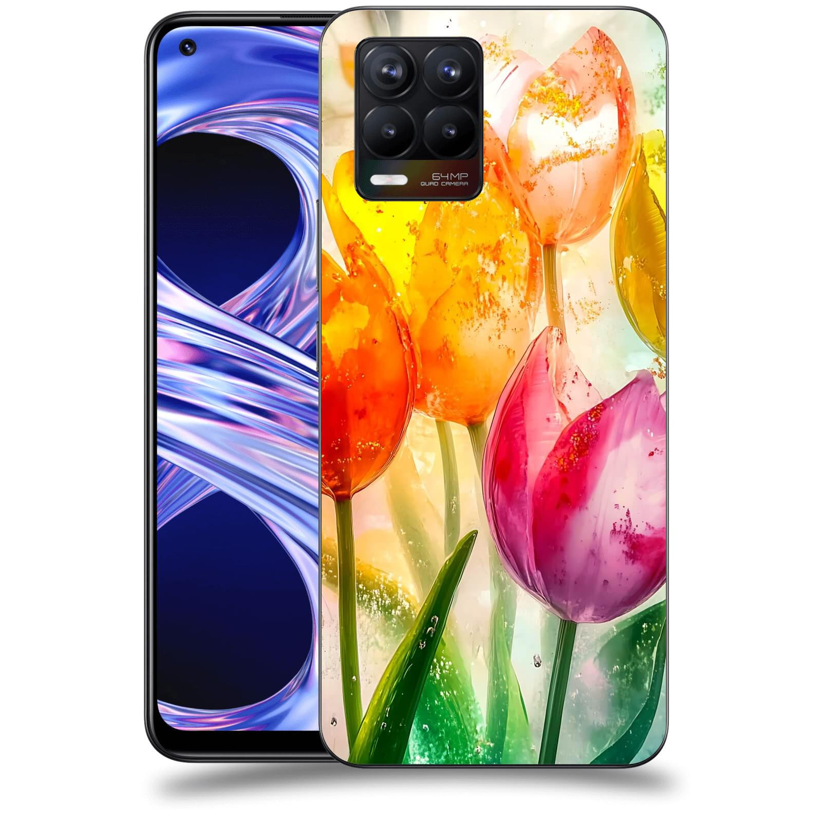 ACOVER Kryt na mobil Realme 8 - Jarní vášeň