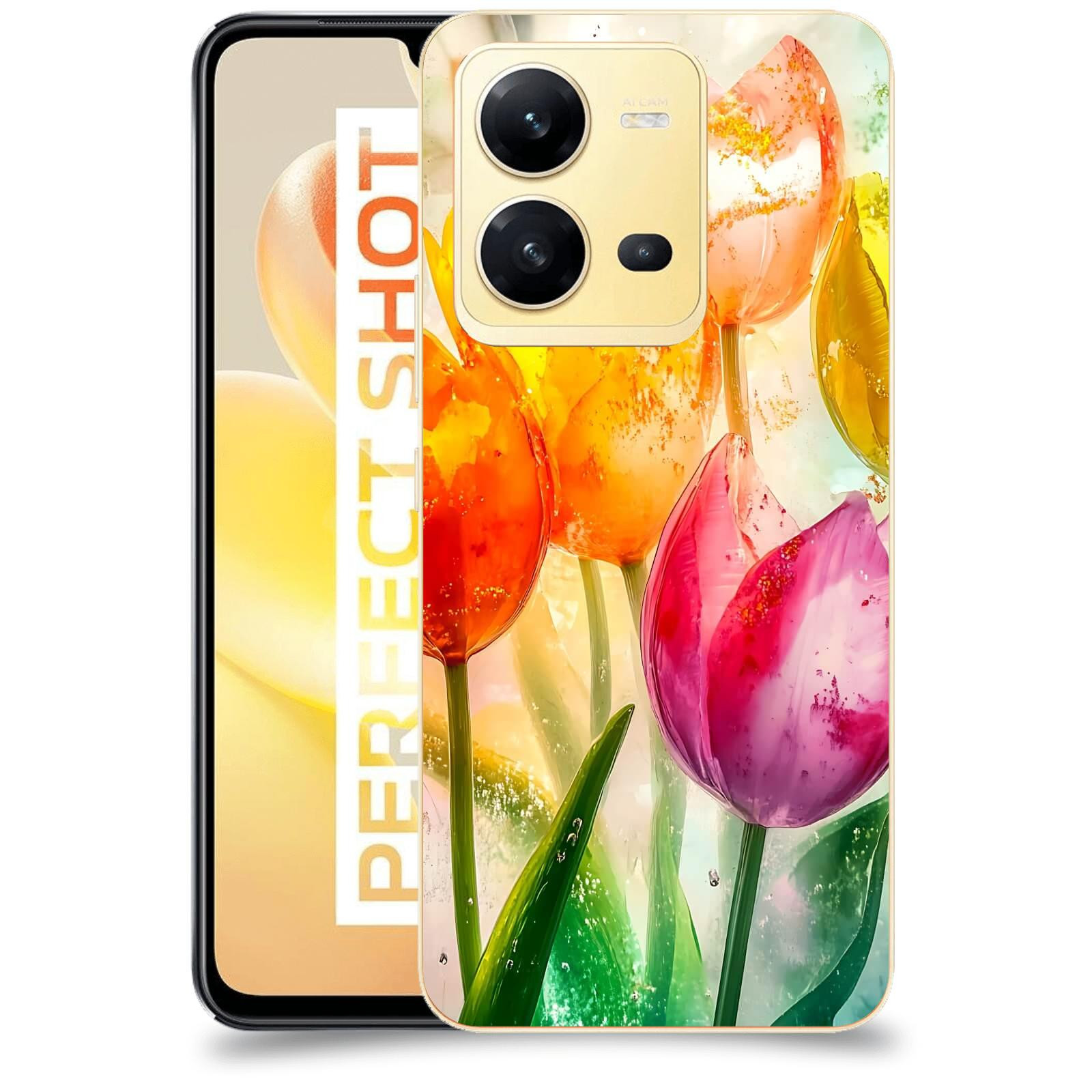 ACOVER Kryt na mobil Vivo X80 Lite - Jarní vášeň