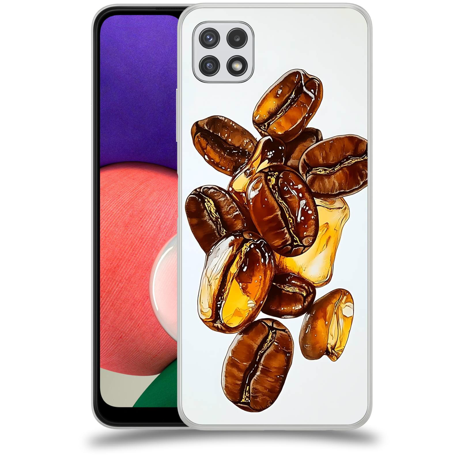 ACOVER Kryt na mobil Samsung Galaxy A22 A225F - Karamelová energie
