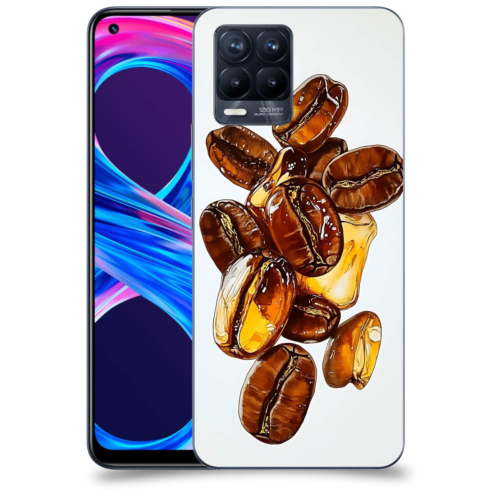ACOVER Kryt na mobil Realme 8 Pro - Karamelová energie