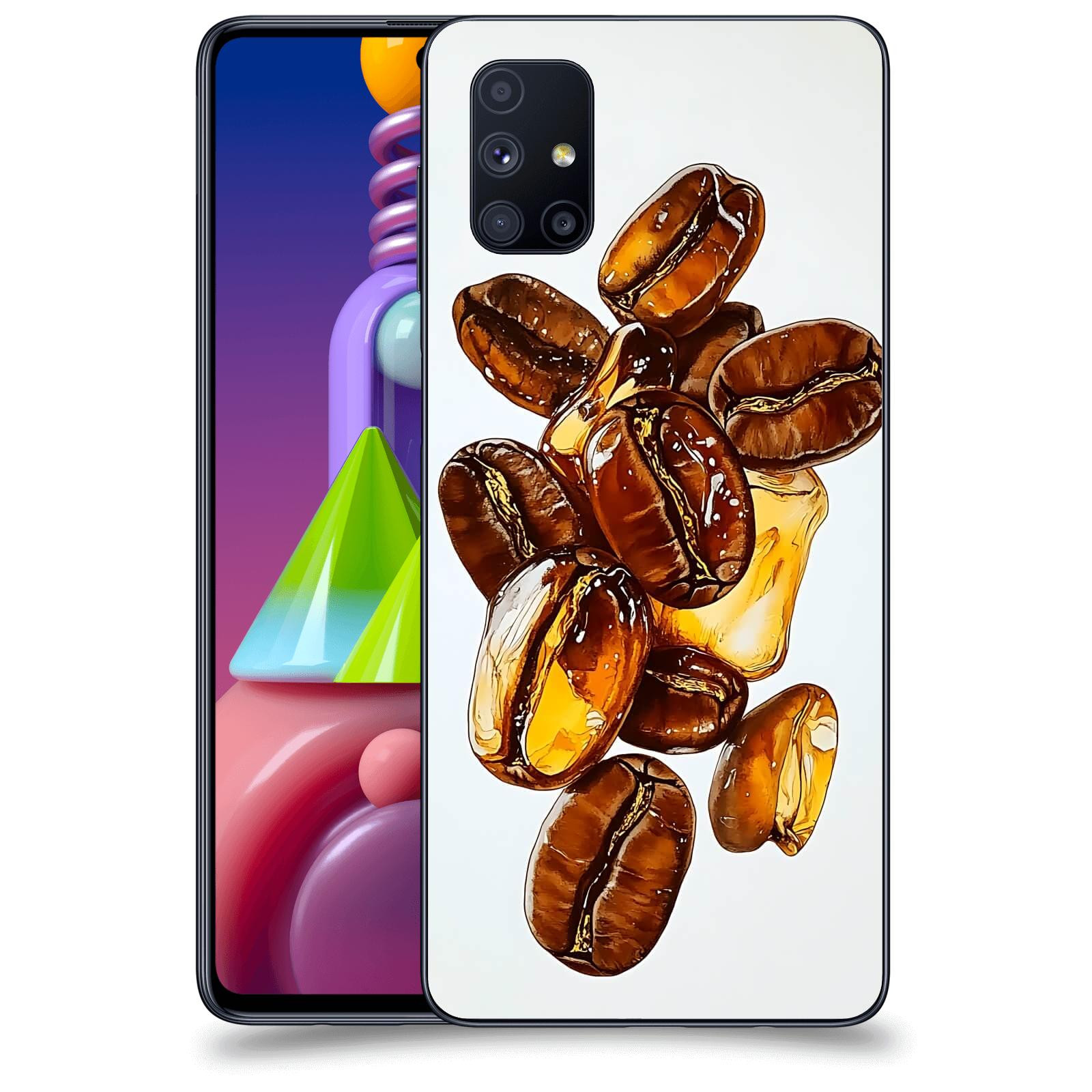 ACOVER Kryt na mobil Samsung Galaxy M51 M515F - Karamelová energie