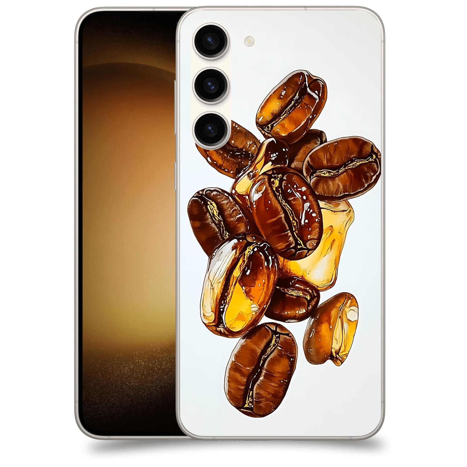 ACOVER Kryt na mobil Samsung Galaxy S23+ 5G - Karamelová energie