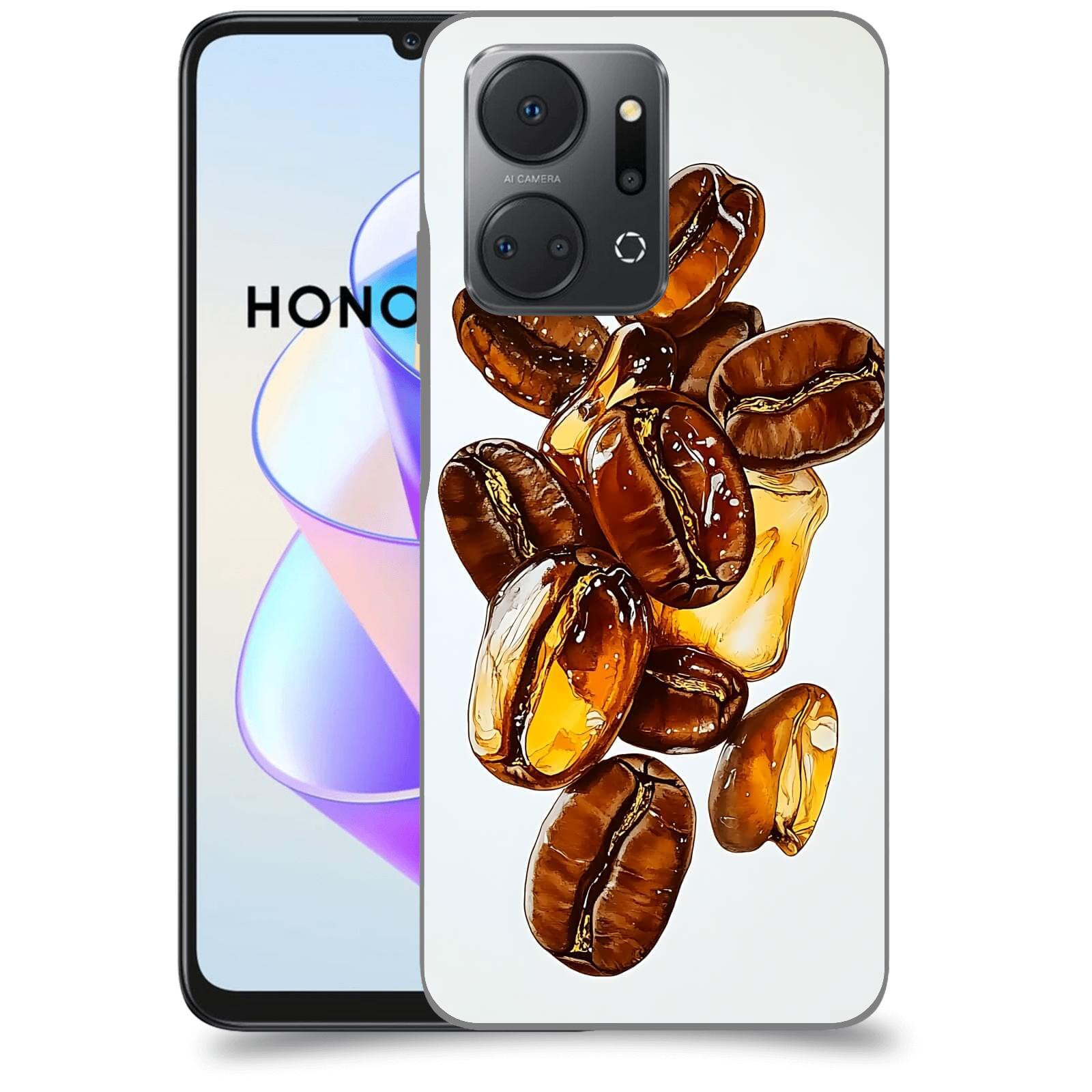 ACOVER Kryt na mobil HONOR X7a - Karamelová energie