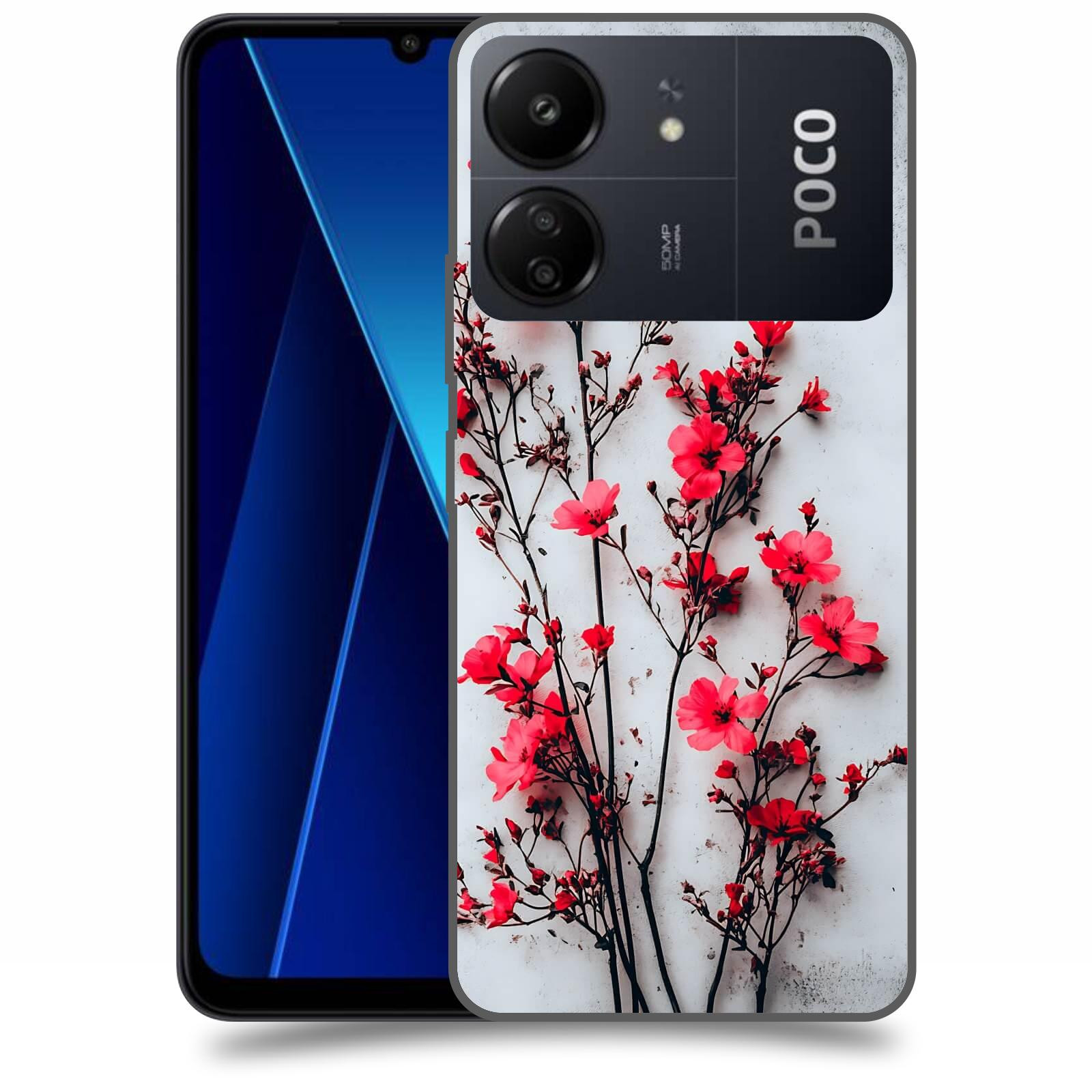 ACOVER Kryt na mobil Poco C65 - Kontrastní elegance