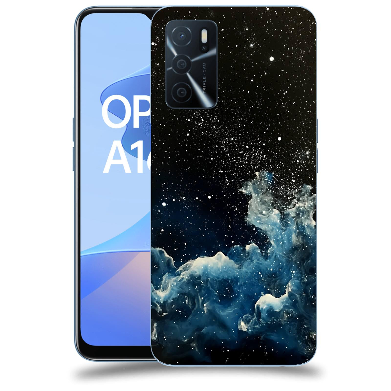 ACOVER Kryt na mobil OPPO A16s - Kosmická mlhovina