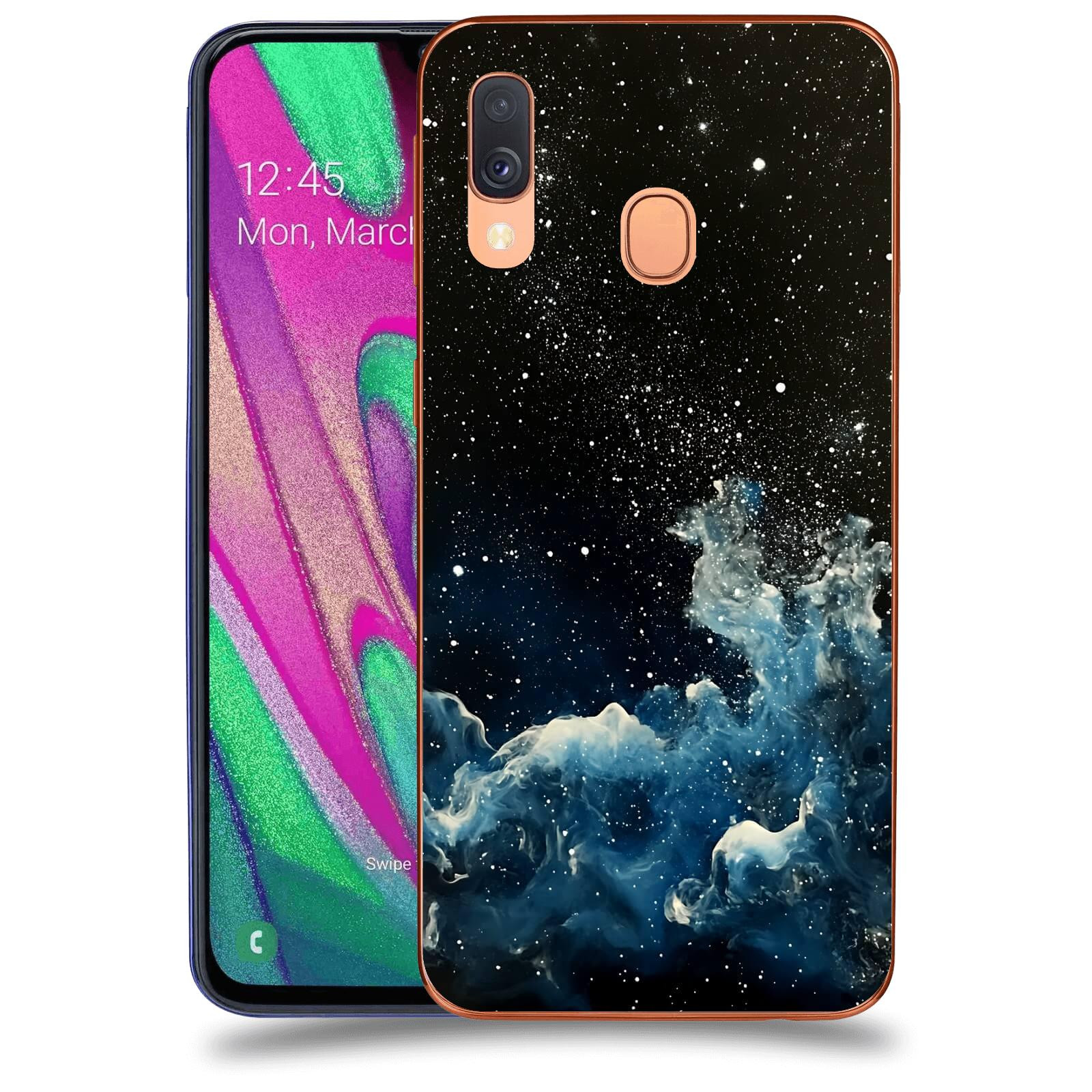ACOVER Kryt na mobil Samsung Galaxy A40 A405F - Kosmická mlhovina
