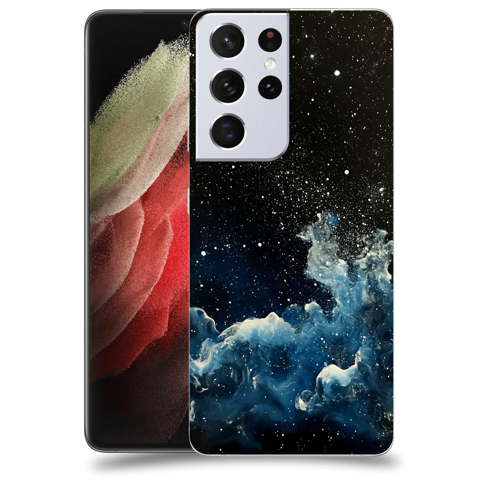 ACOVER Kryt na mobil Samsung Galaxy S21 Ultra 5G G998B - Kosmická mlhovina