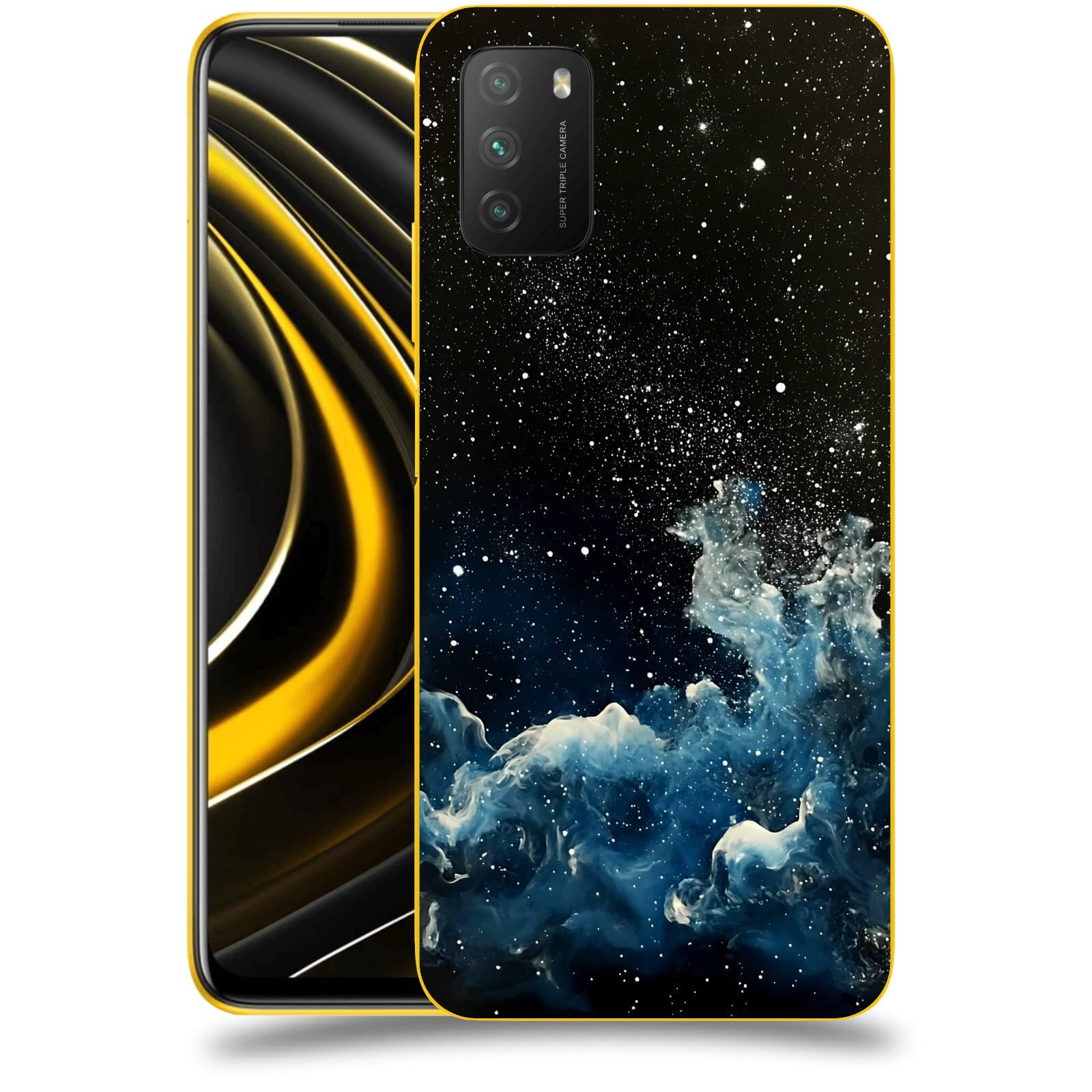 ACOVER Kryt na mobil Xiaomi Poco M3 - Kosmická mlhovina