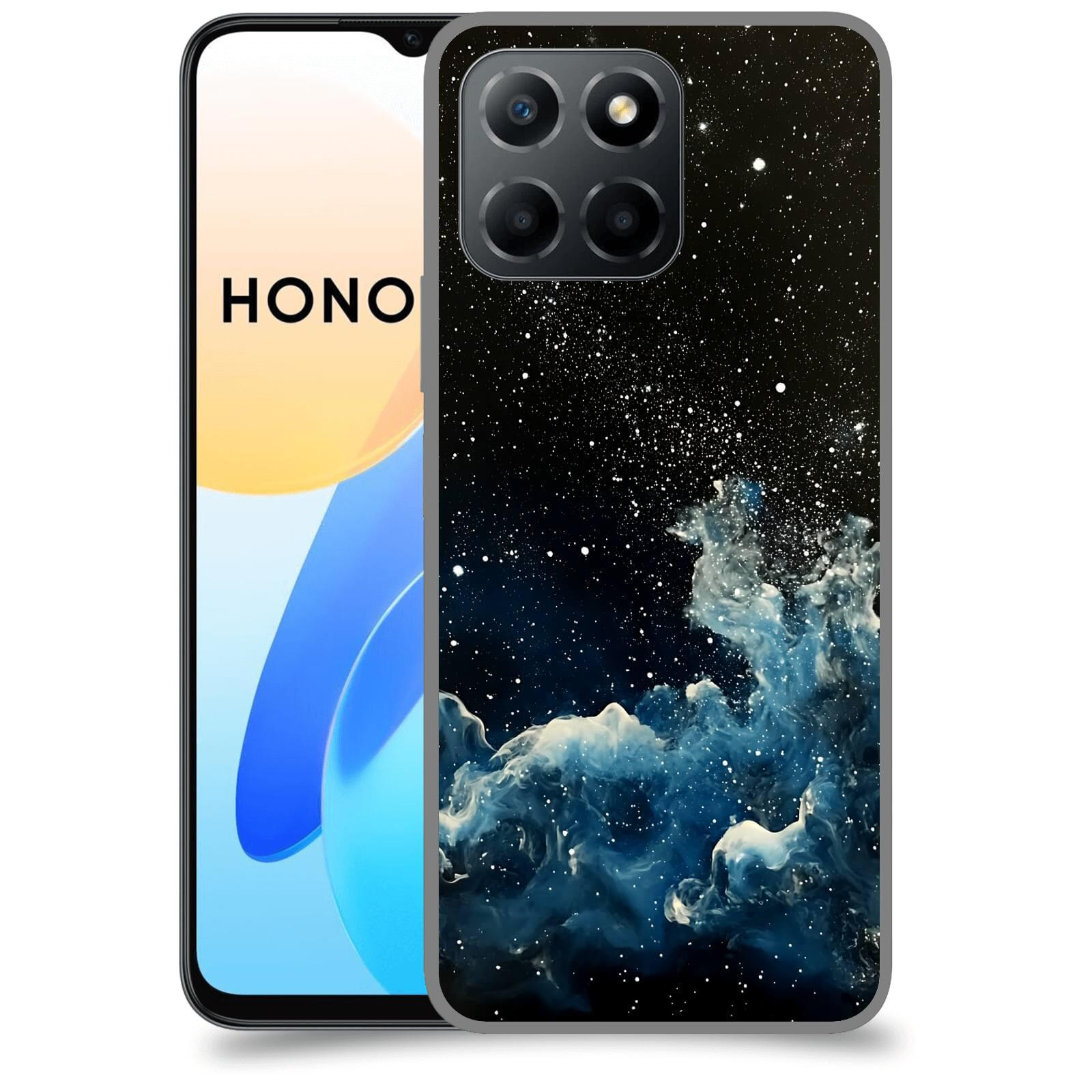 ACOVER Kryt na mobil Honor X8 4G - Kosmická mlhovina