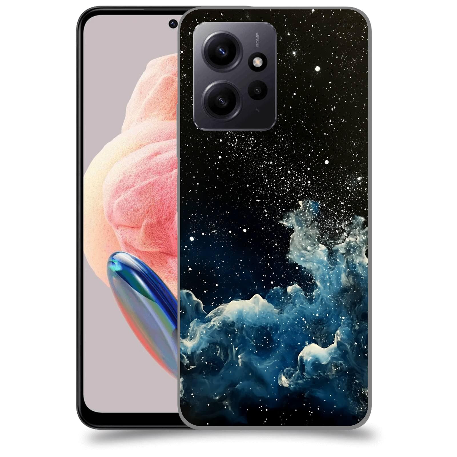 ACOVER Kryt na mobil Xiaomi Redmi Note 12 4G - Kosmická mlhovina