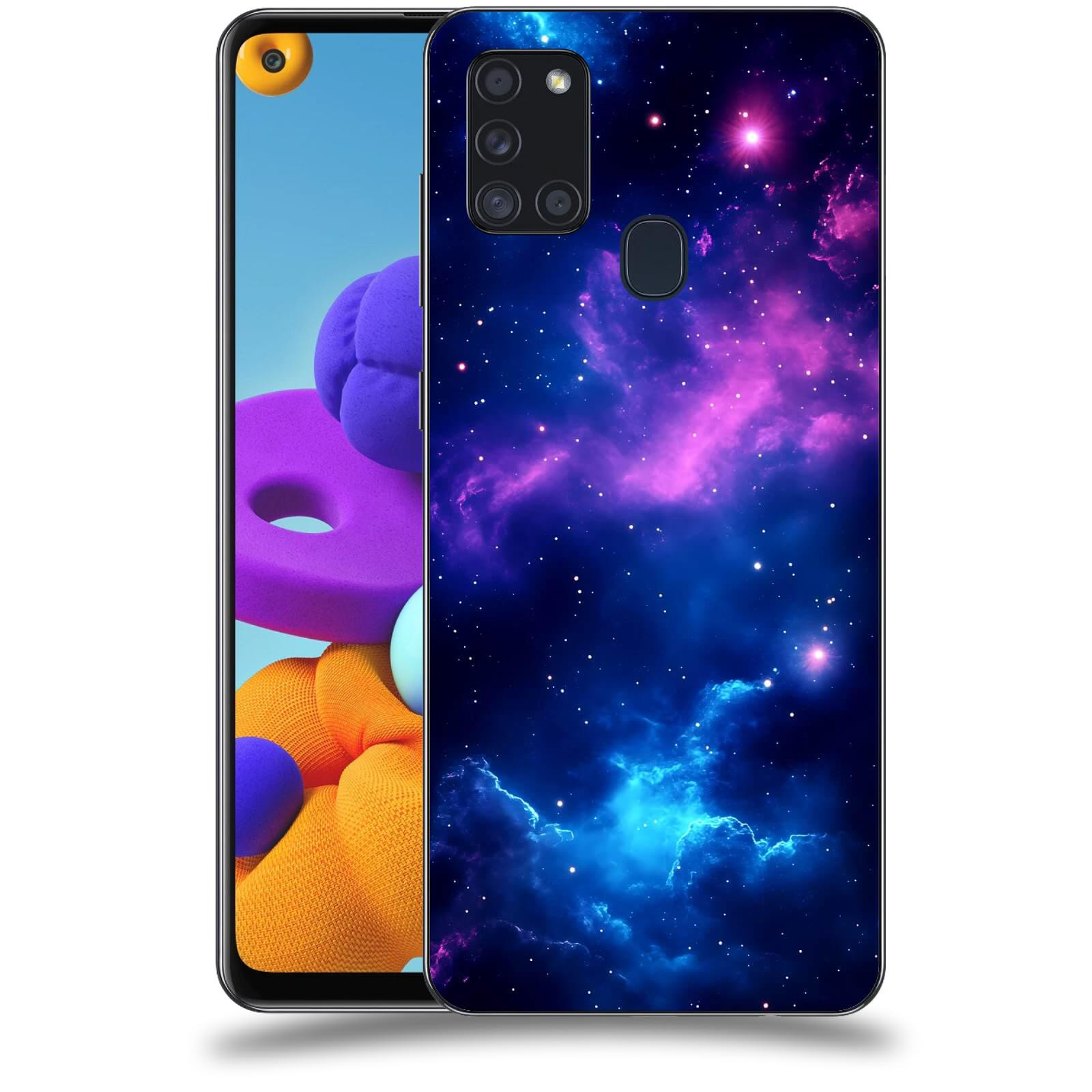 ACOVER Kryt na mobil Samsung Galaxy A21s - Kosmická symfonie