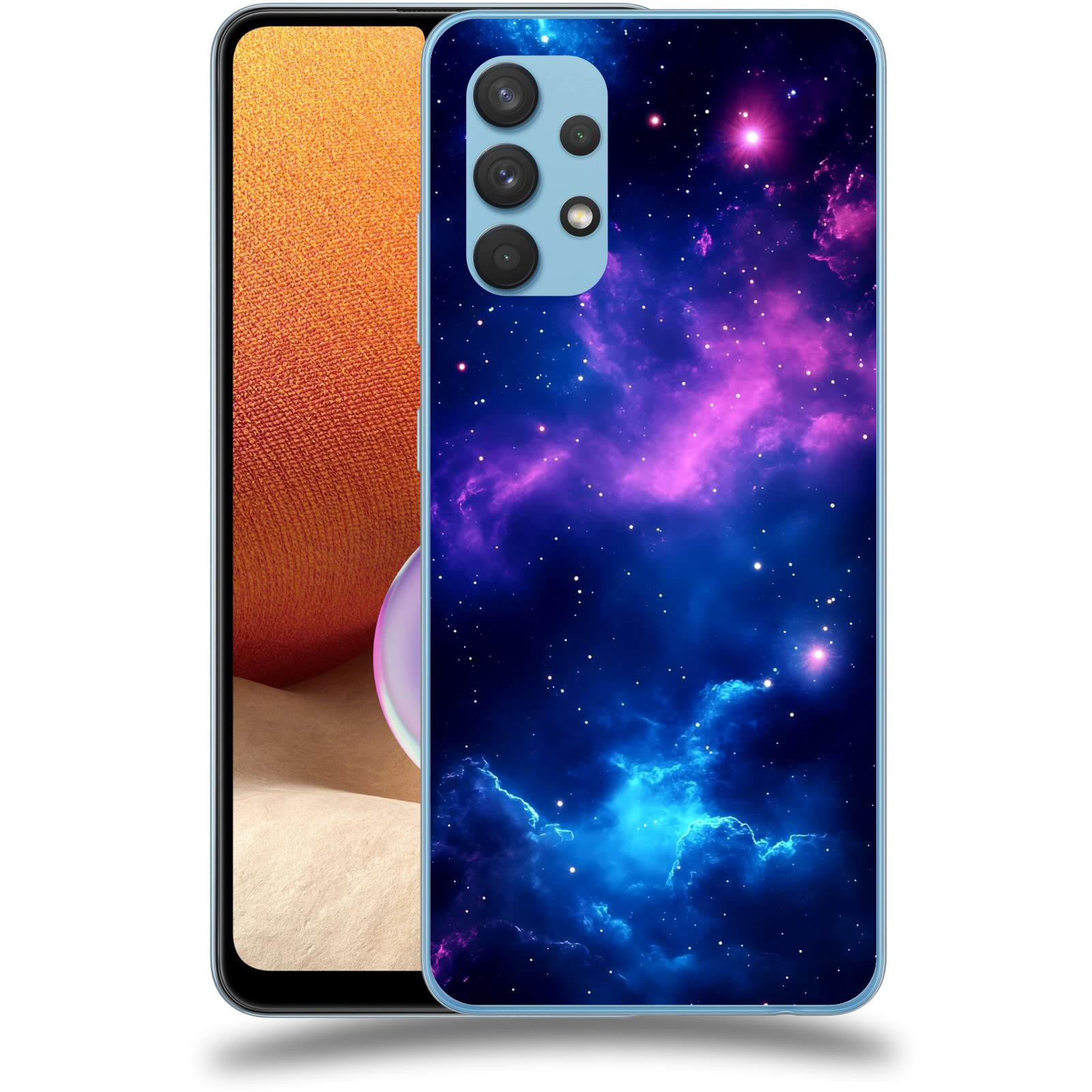 ACOVER Kryt na mobil Samsung Galaxy A32 4G SM-A325F - Kosmická symfonie