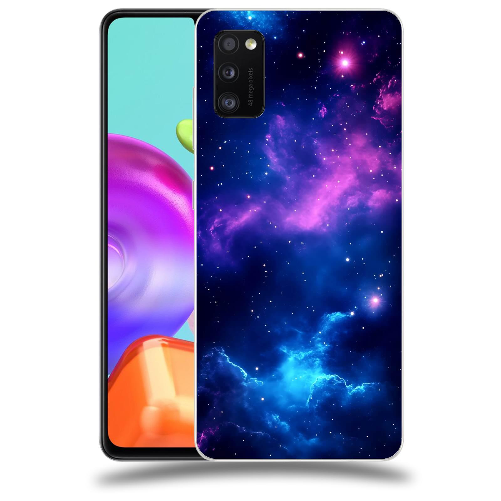 ACOVER Kryt na mobil Samsung Galaxy A41 A415F - Kosmická symfonie