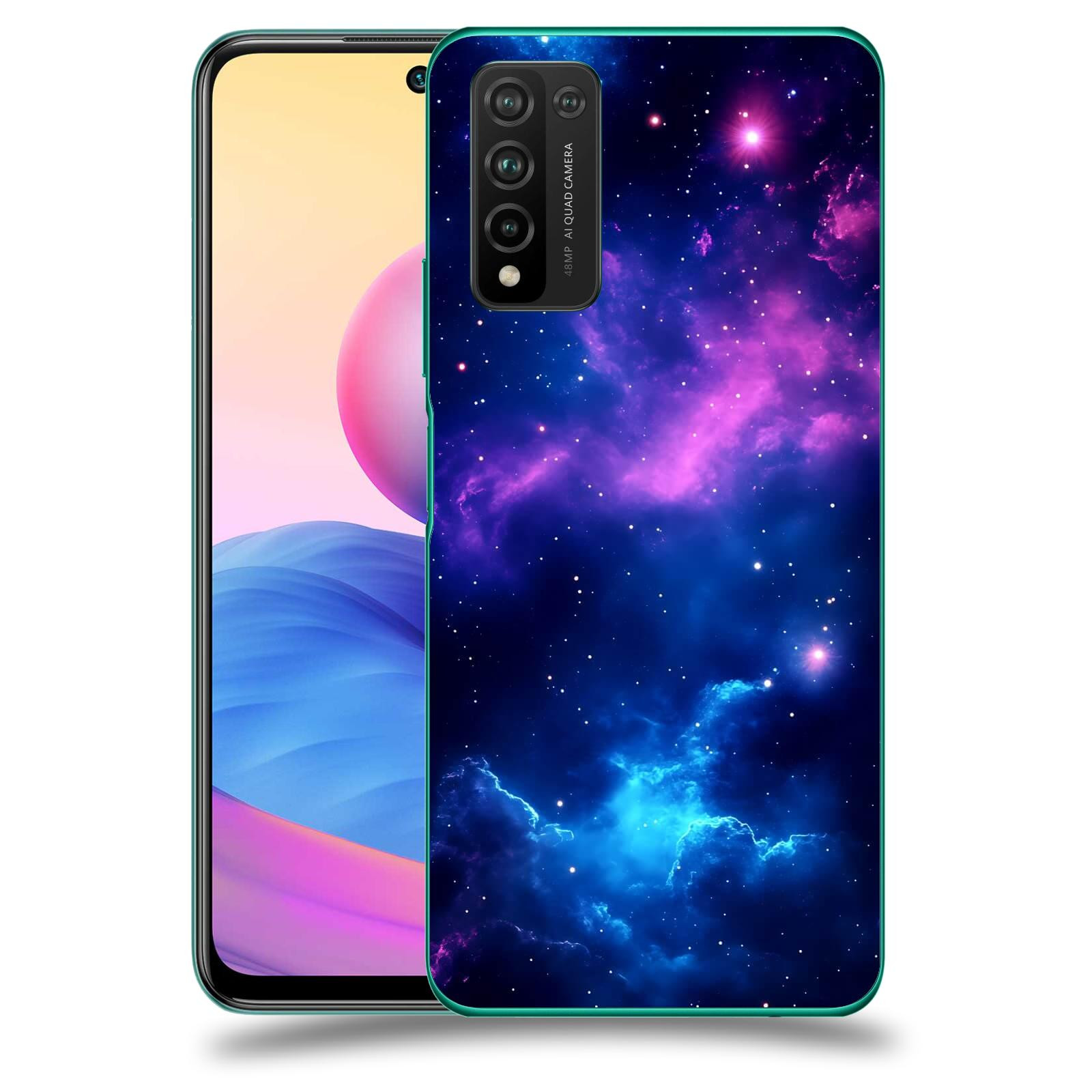 ACOVER Kryt na mobil Honor 10X Lite - Kosmická symfonie