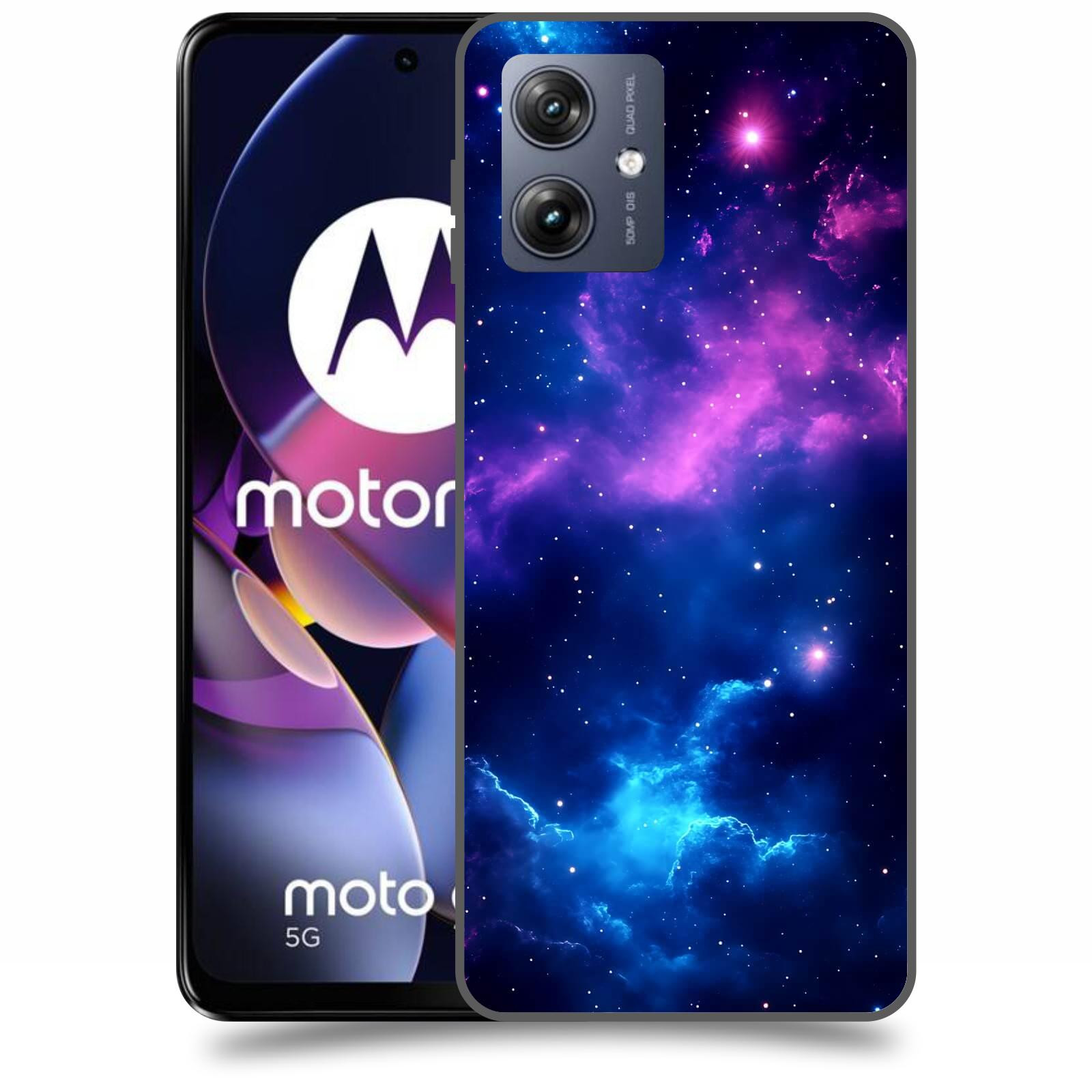 ACOVER Kryt na mobil Motorola Moto G54 5G - Kosmická symfonie