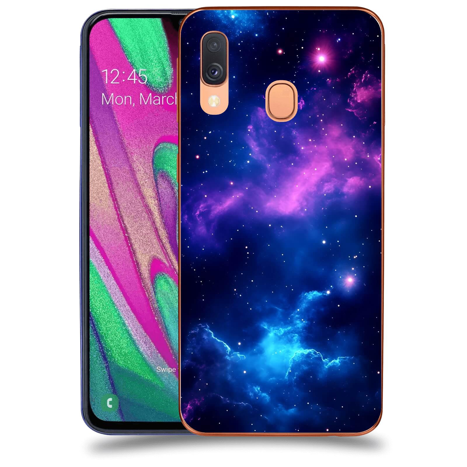 ACOVER Kryt na mobil Samsung Galaxy A40 A405F - Kosmická symfonie