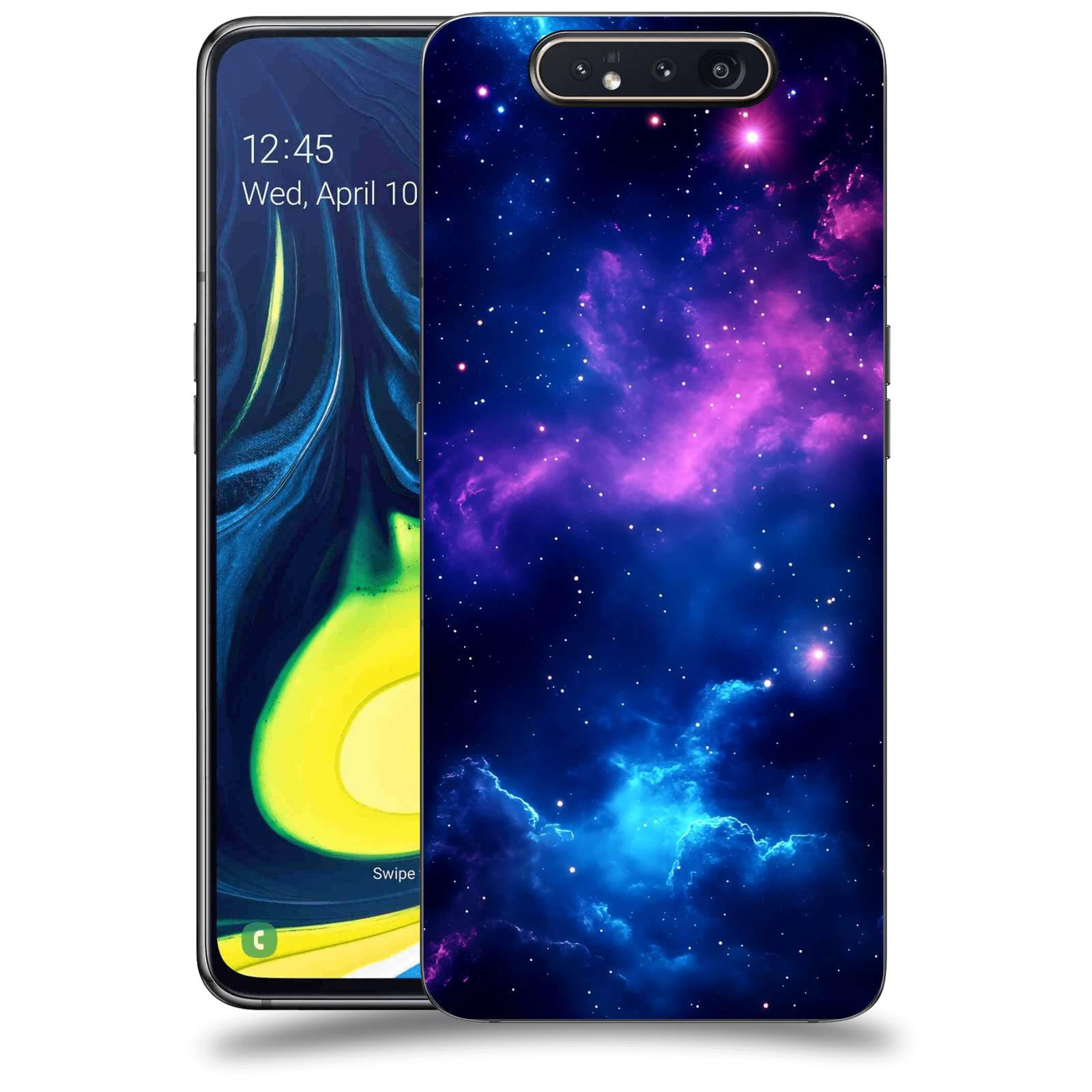 ACOVER Kryt na mobil Samsung Galaxy A80 A805F - Kosmická symfonie