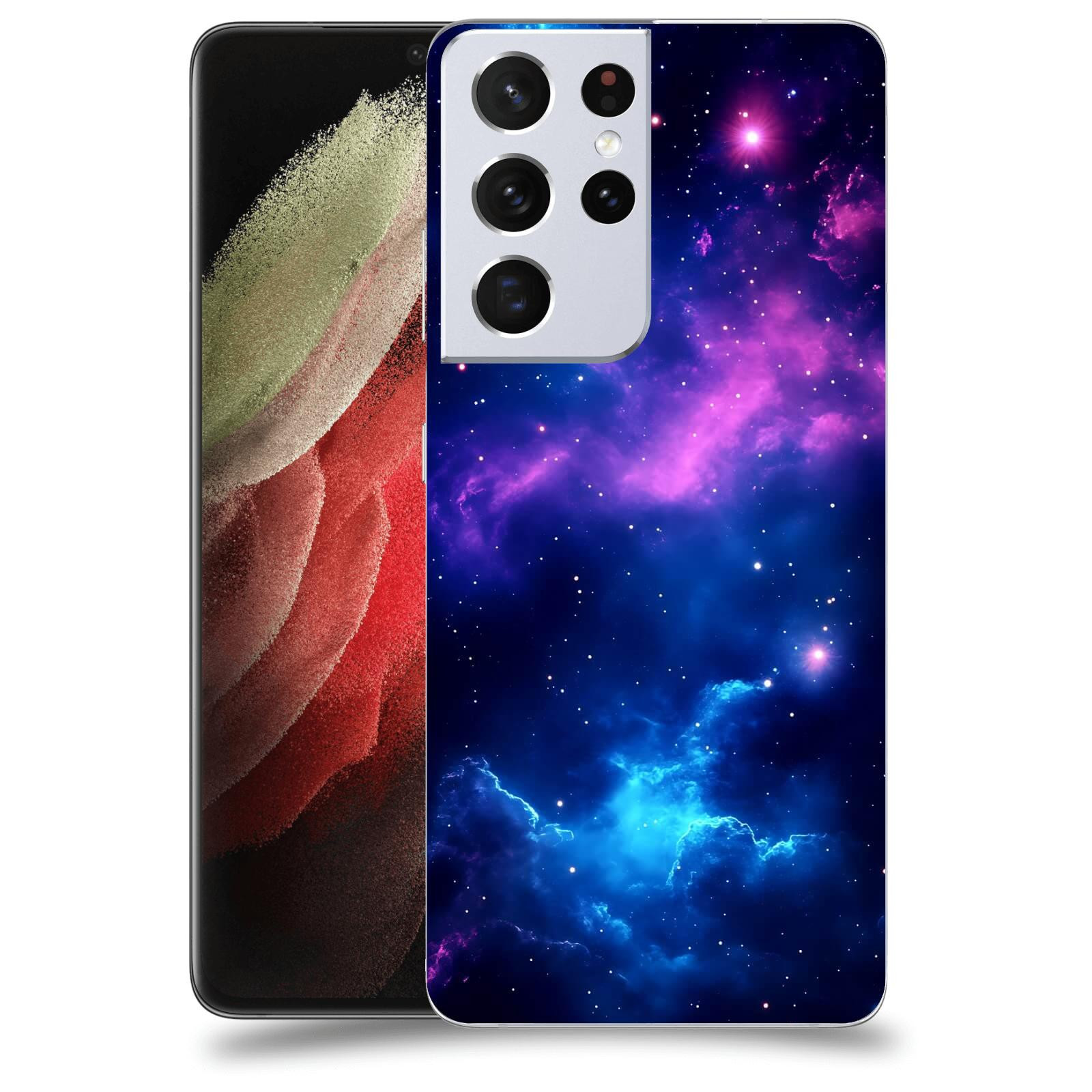ACOVER Kryt na mobil Samsung Galaxy S21 Ultra 5G G998B - Kosmická symfonie