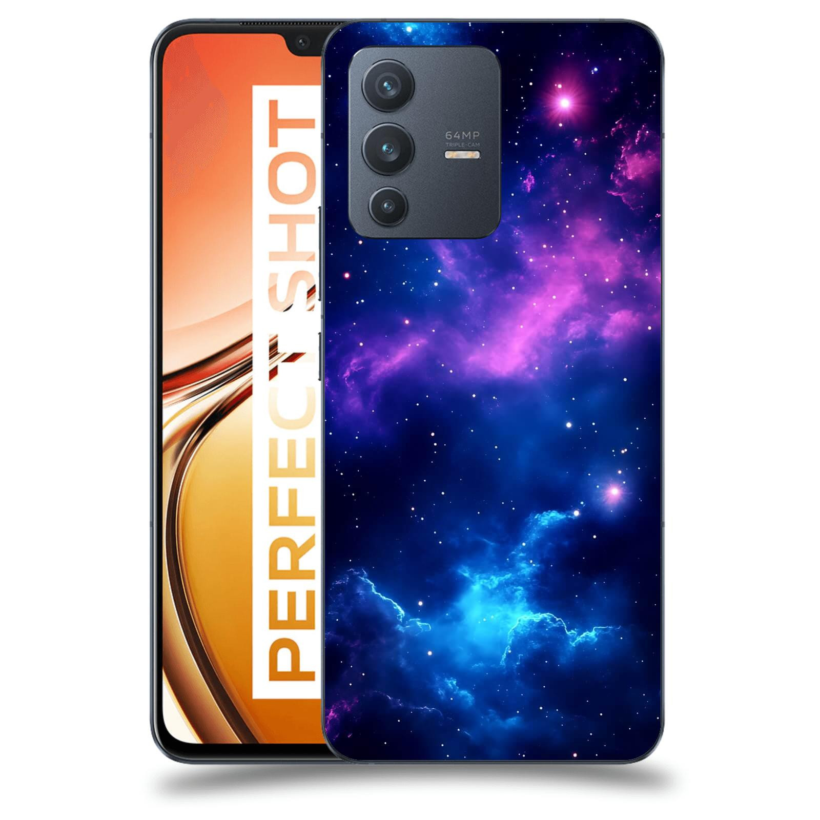ACOVER Kryt na mobil Vivo V23 5G - Kosmická symfonie