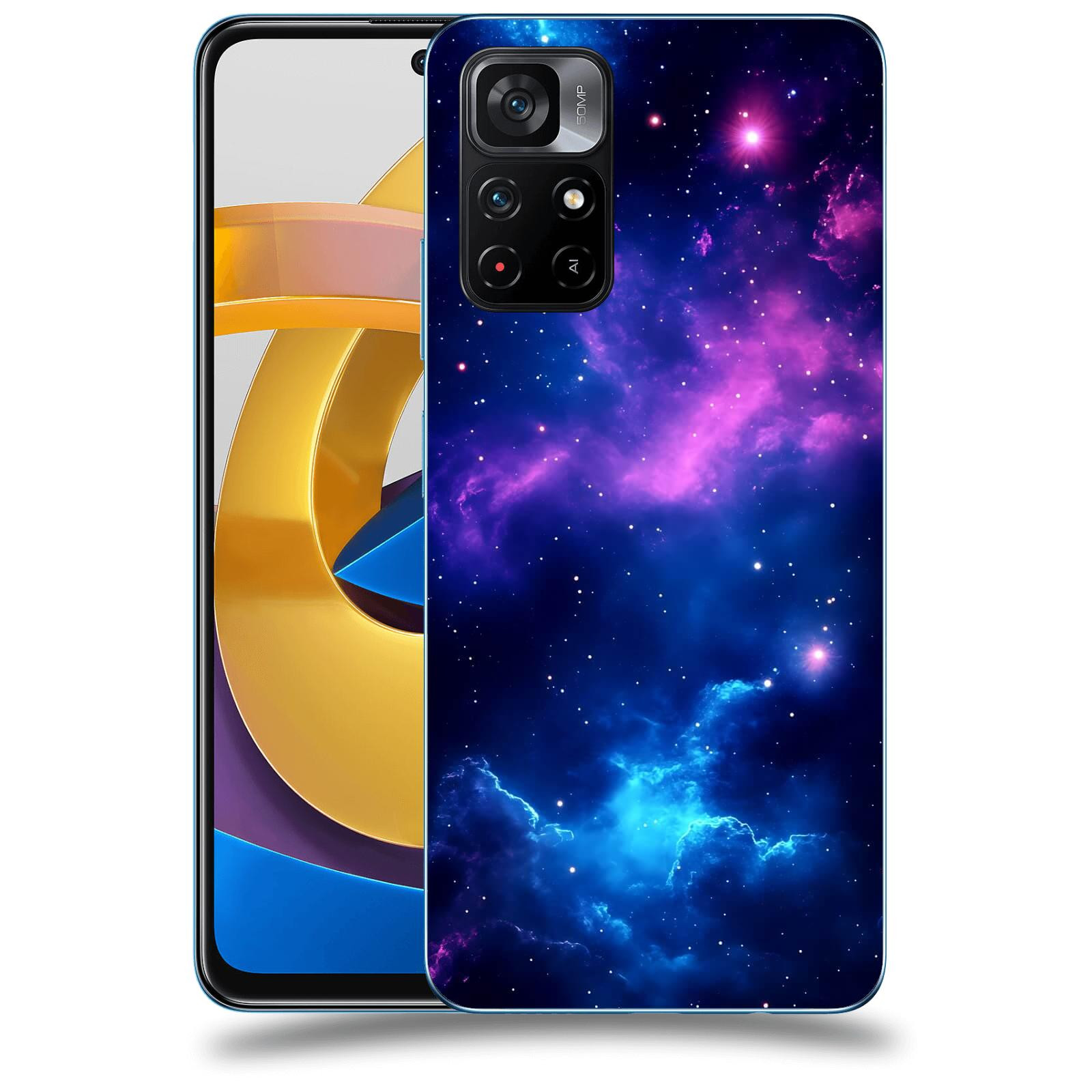 ACOVER Kryt na mobil Xiaomi Poco M4 Pro - Kosmická symfonie