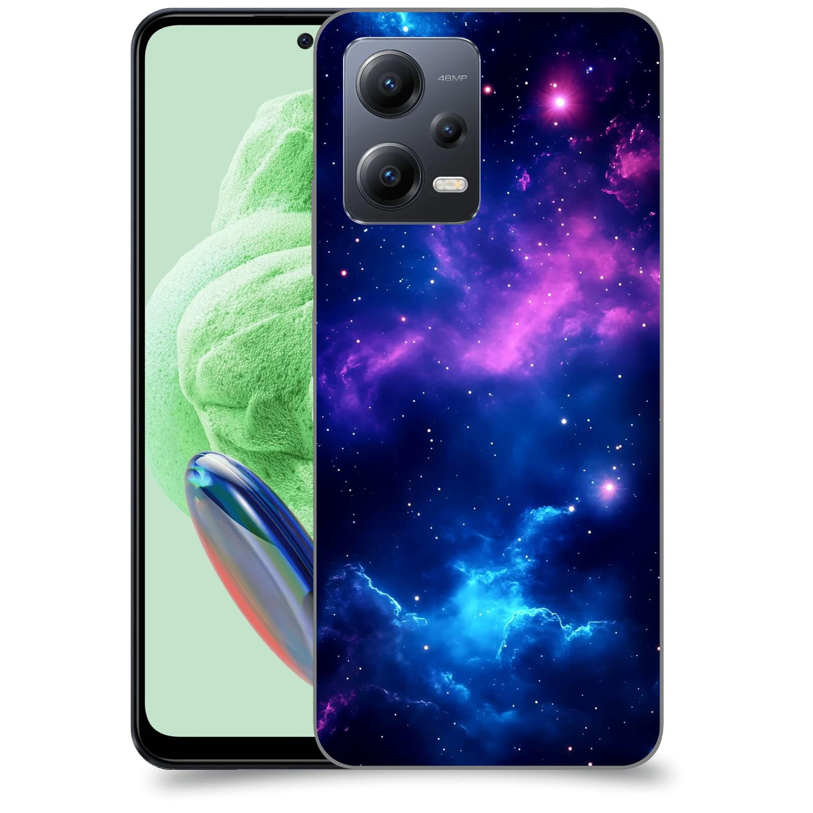 ACOVER Kryt na mobil Xiaomi Redmi Note 12 5G - Kosmická symfonie