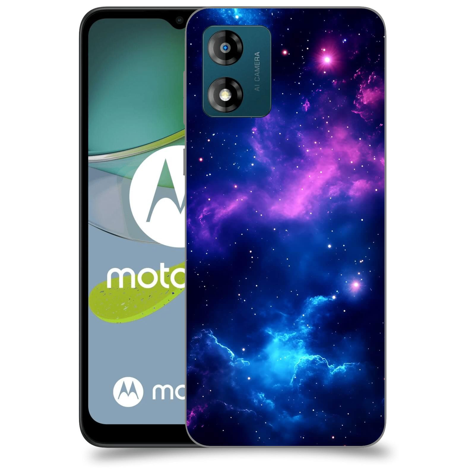 ACOVER Kryt na mobil Motorola Moto E13 - Kosmická symfonie