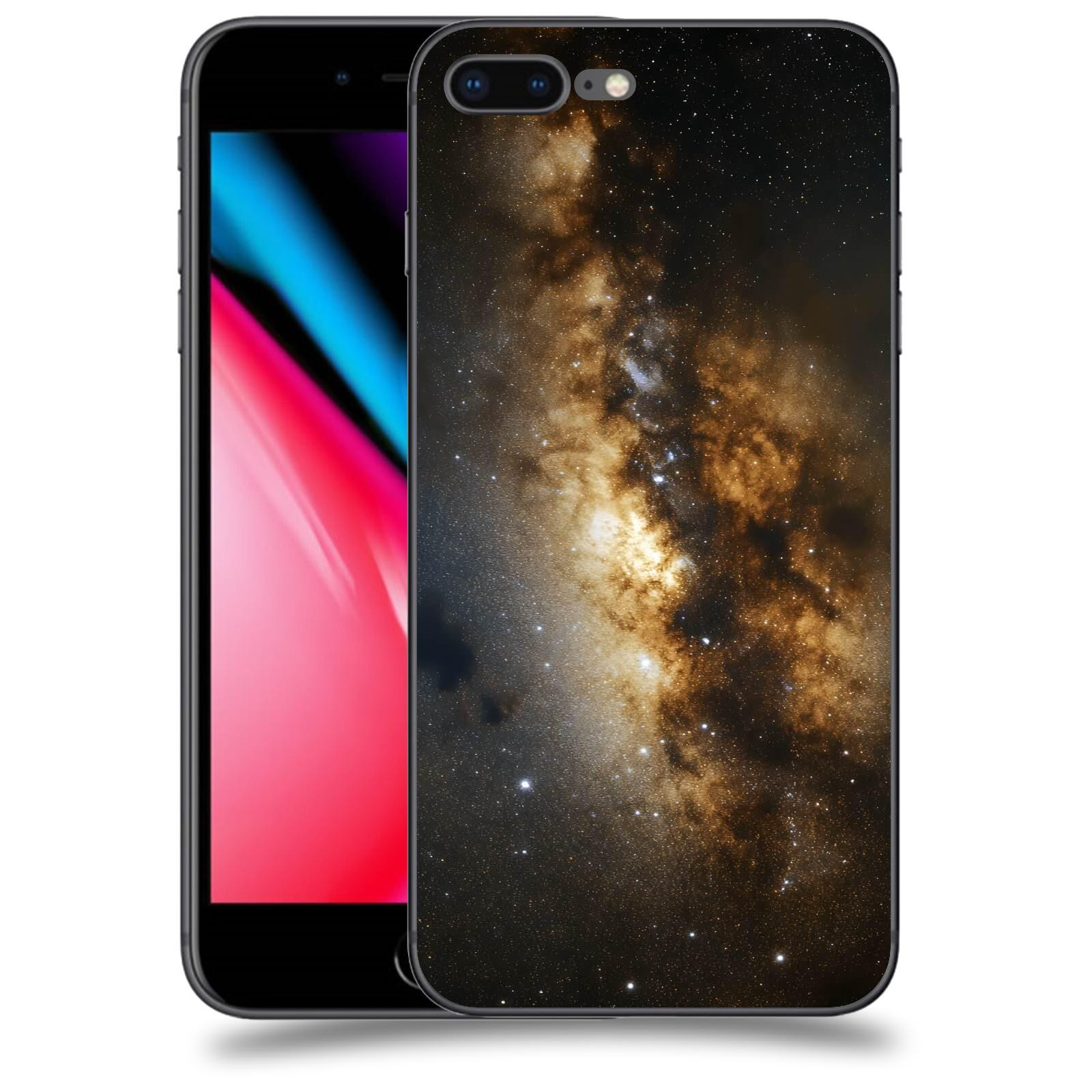 ACOVER Kryt na mobil Apple iPhone 8 Plus - Kosmický oheň