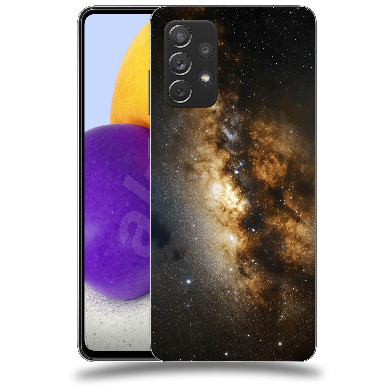 ACOVER Kryt na mobil Samsung Galaxy A73 5G - Kosmický oheň