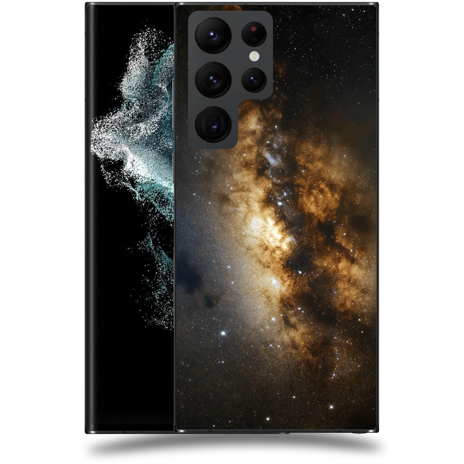 ACOVER Kryt na mobil Samsung Galaxy S22 Ultra 5G - Kosmický oheň