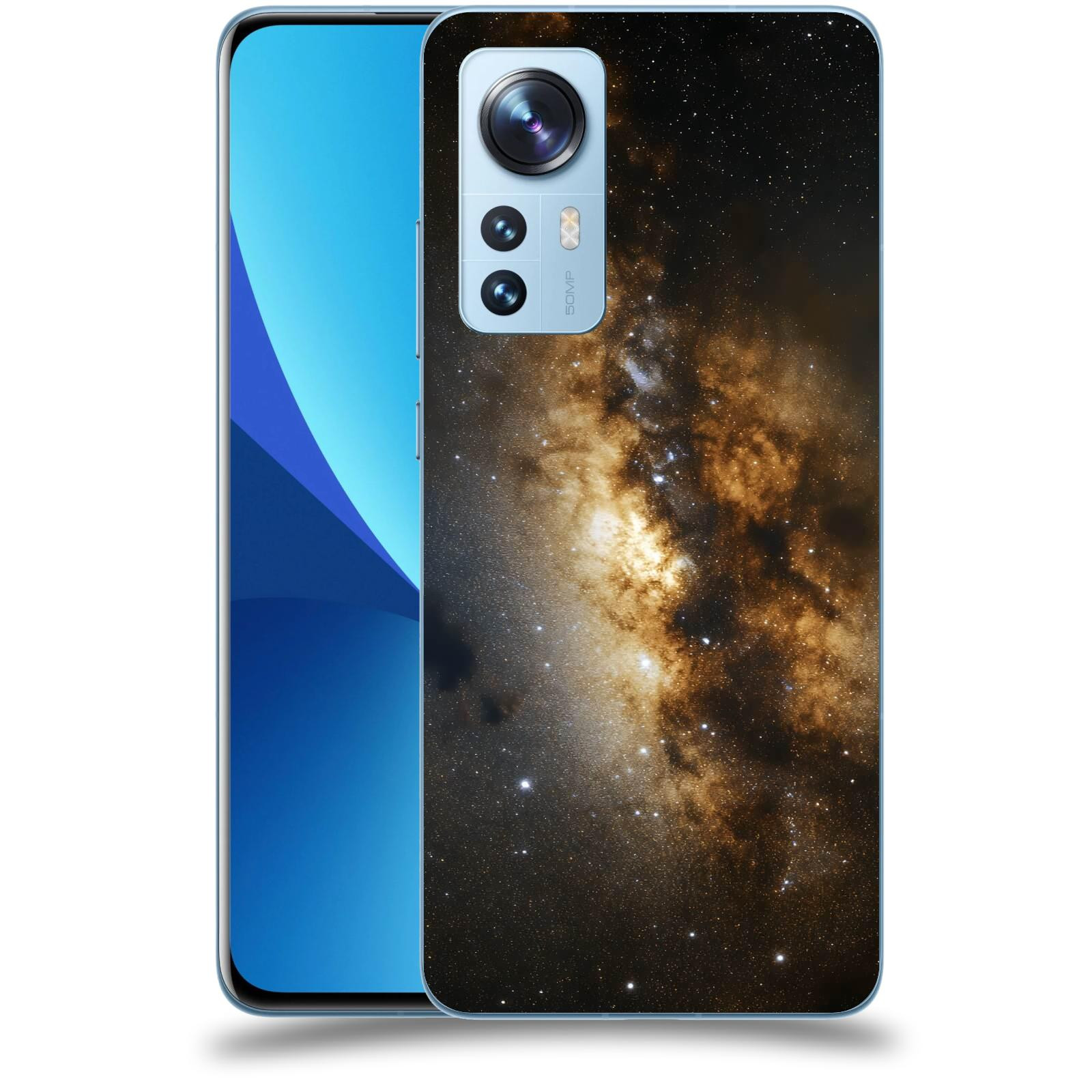 ACOVER Kryt na mobil Xiaomi 12 - Kosmický oheň