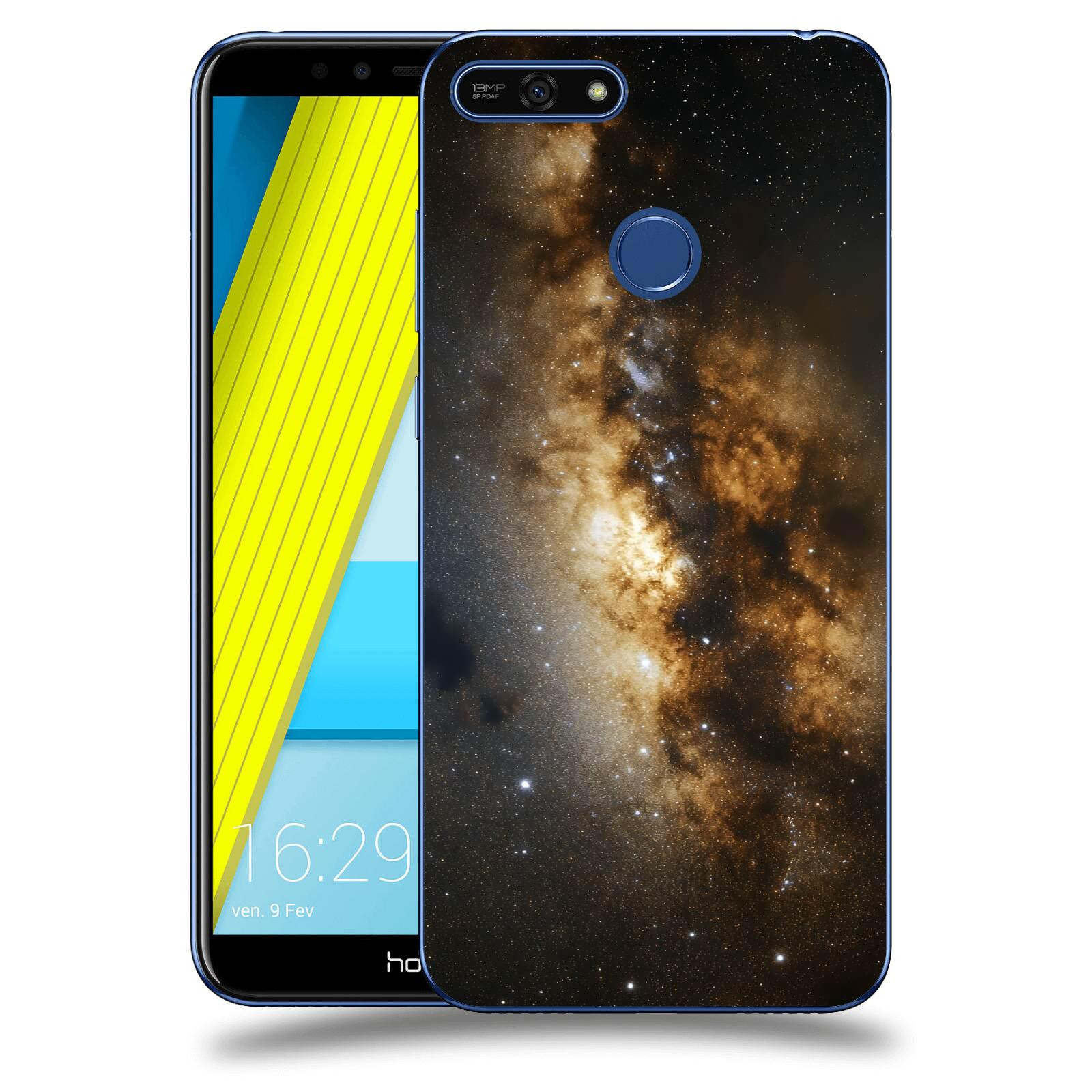 ACOVER Kryt na mobil Honor 7A - Kosmický oheň