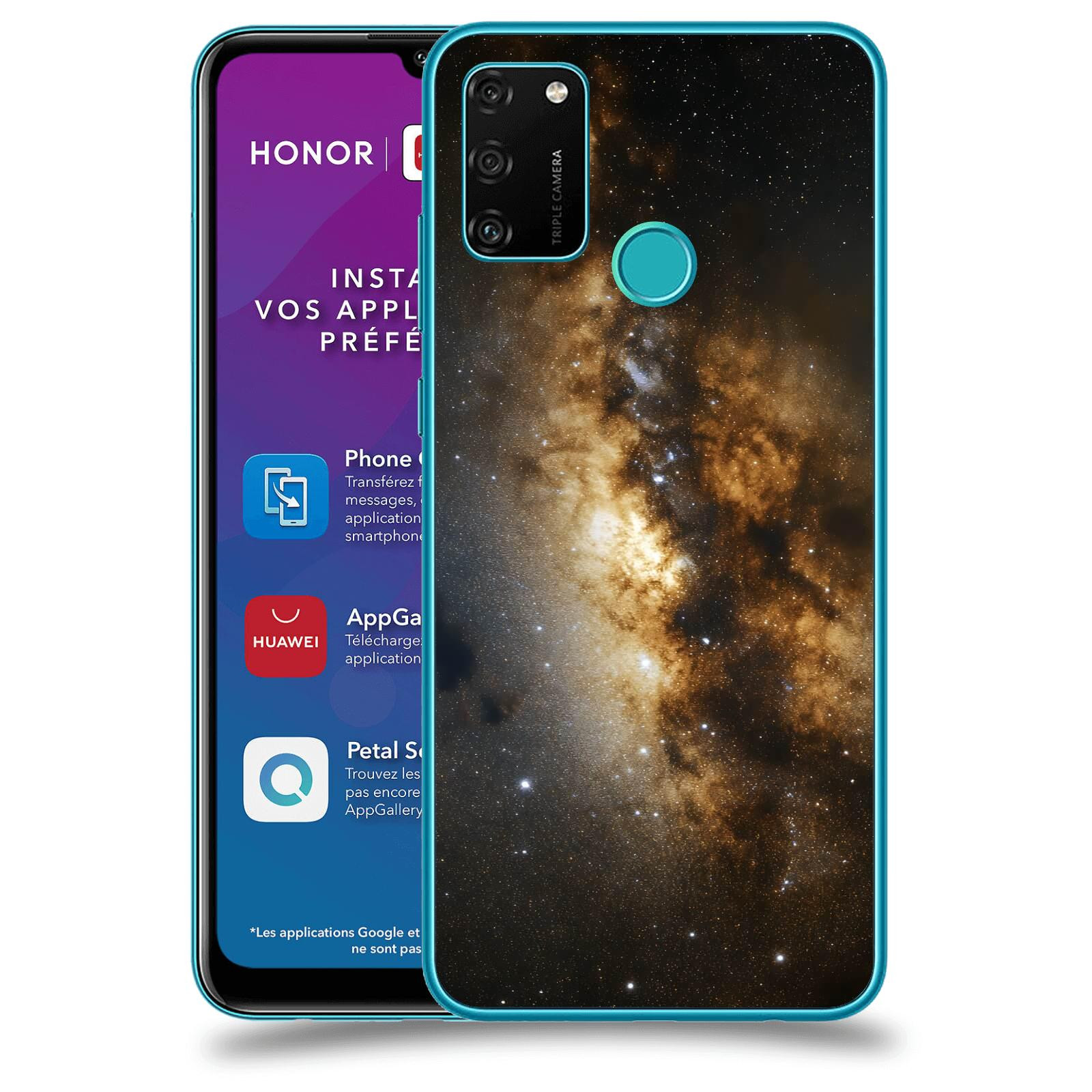 ACOVER Kryt na mobil Honor 9A - Kosmický oheň