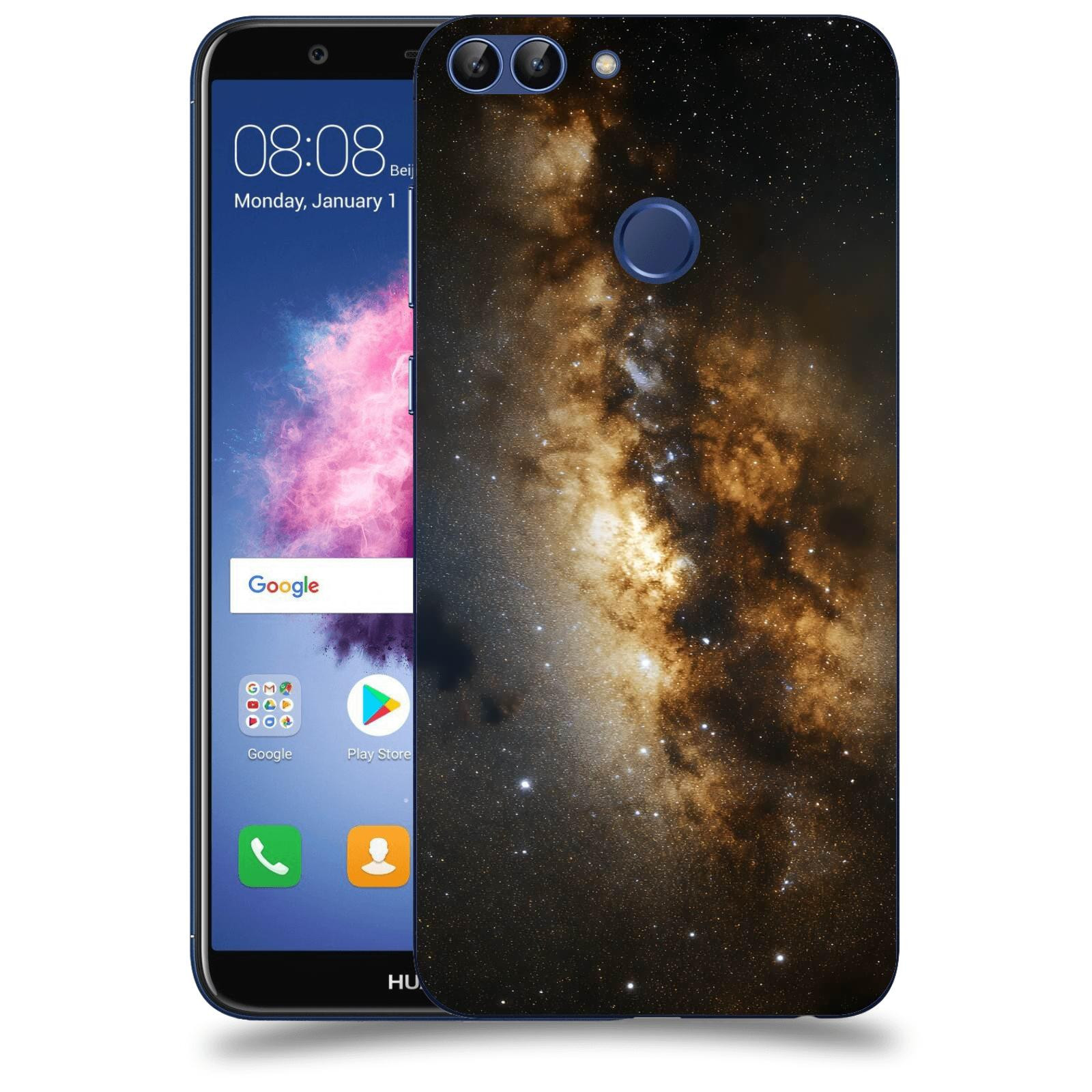 ACOVER Kryt na mobil Huawei P Smart - Kosmický oheň