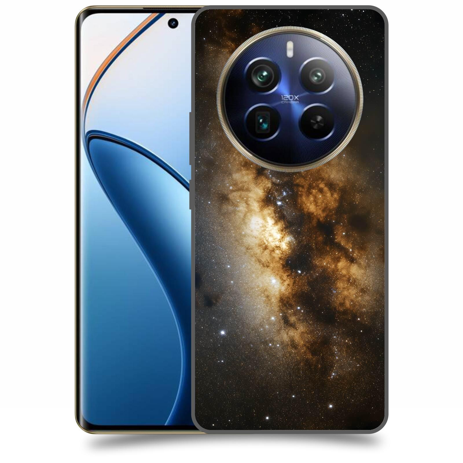 ACOVER Kryt na mobil Realme 12 pro+ 5g - Kosmický oheň