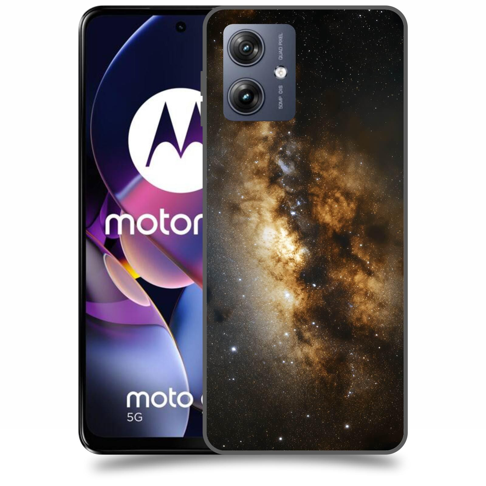 ACOVER Kryt na mobil Motorola Moto G54 5G - Kosmický oheň