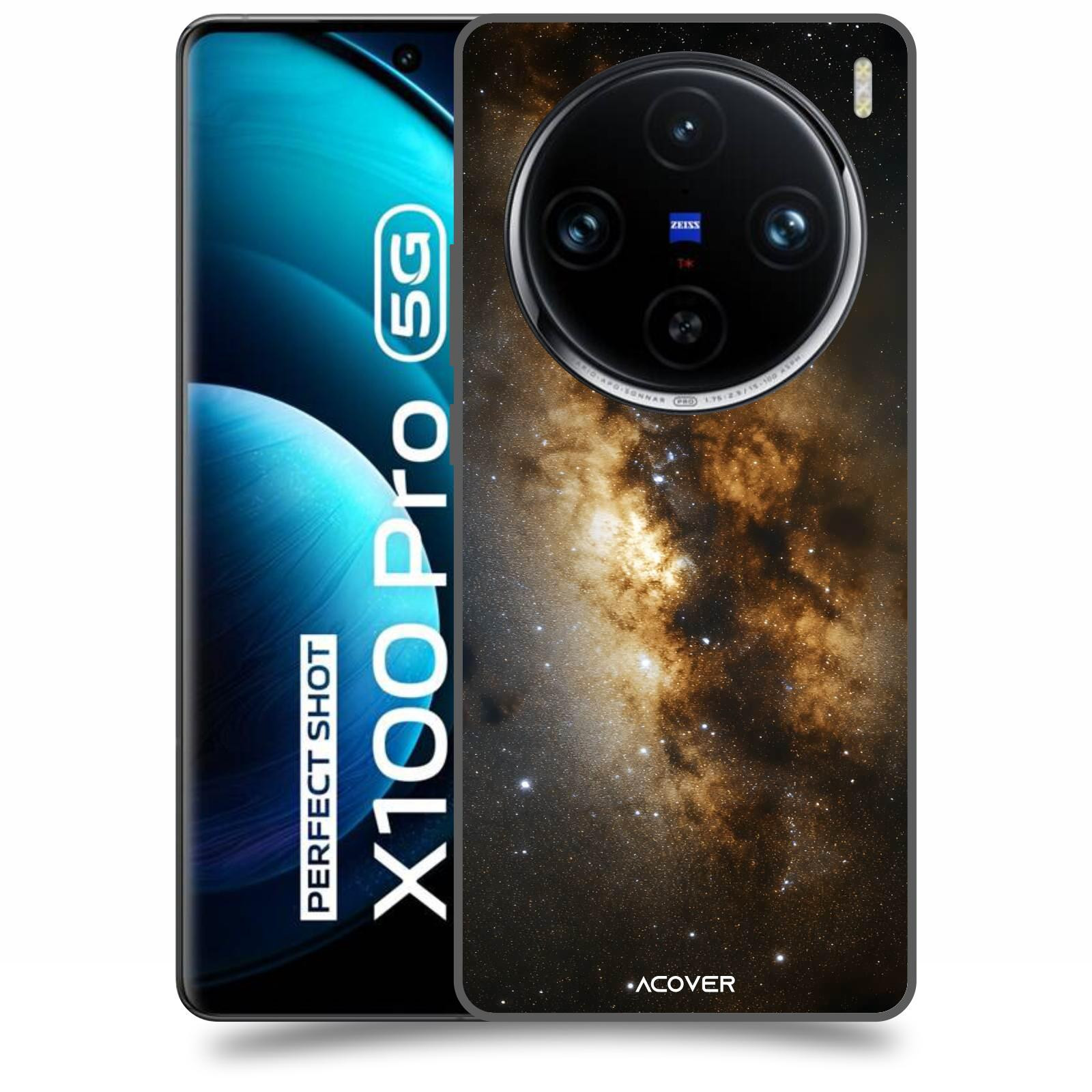 ACOVER Kryt na mobil Vivo X100 Pro - Kosmický oheň