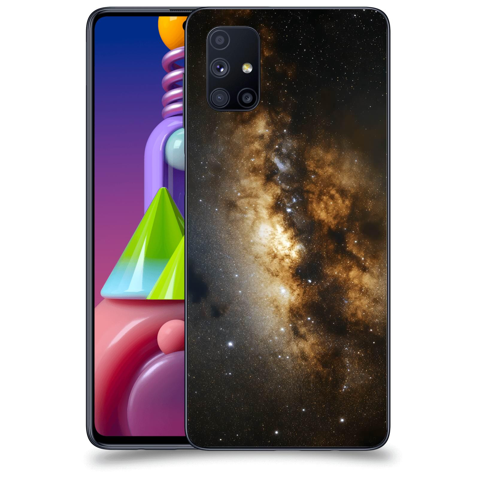 ACOVER Kryt na mobil Samsung Galaxy M51 M515F - Kosmický oheň