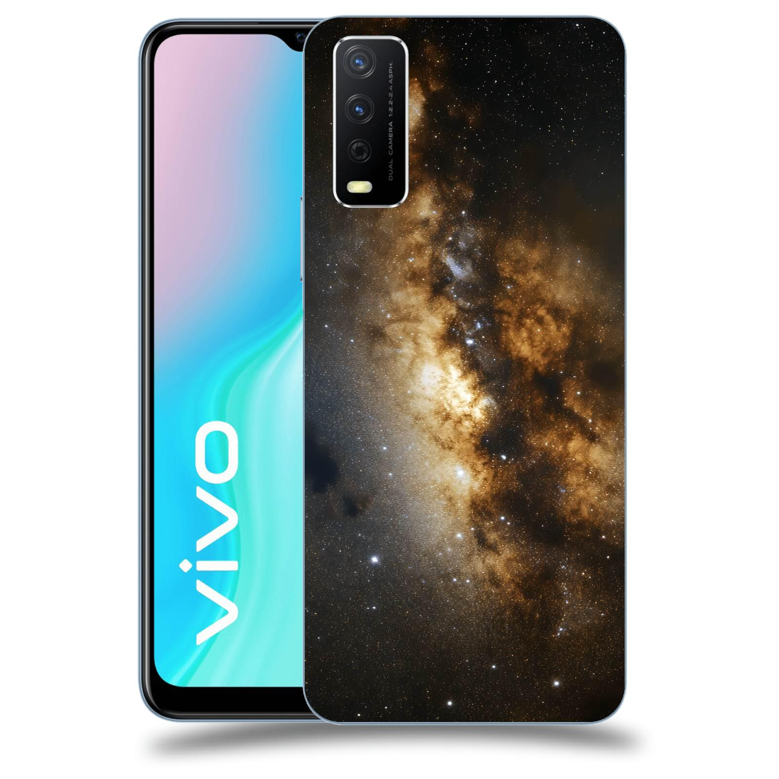 ACOVER Kryt na mobil Vivo Y11s - Kosmický oheň