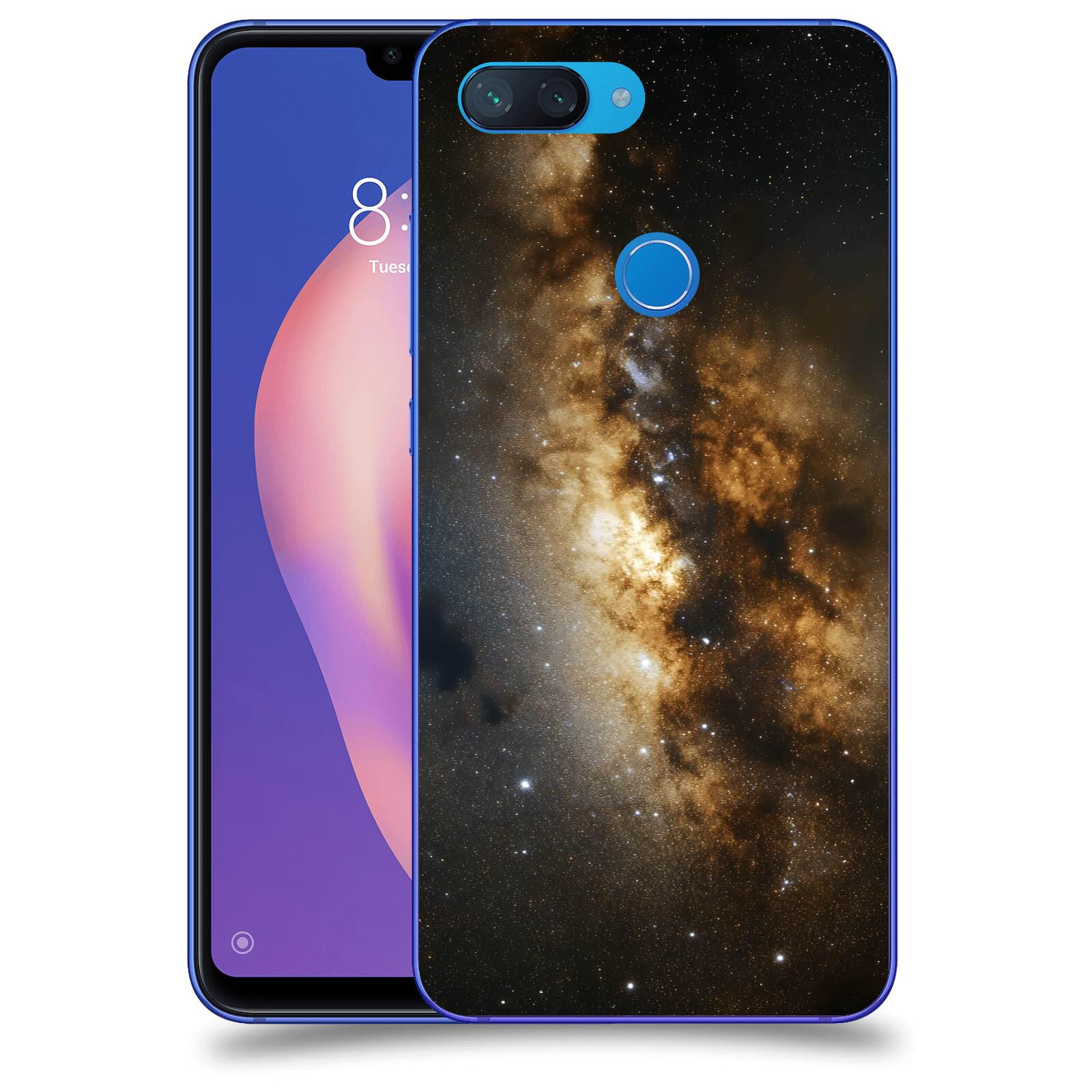 ACOVER Kryt na mobil Xiaomi Mi 8 Lite - Kosmický oheň