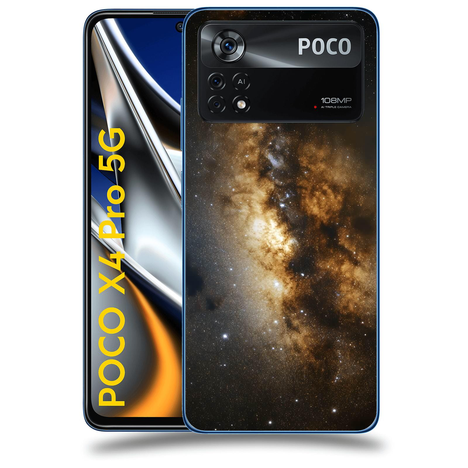 ACOVER Kryt na mobil Xiaomi Poco X4 Pro 5G - Kosmický oheň