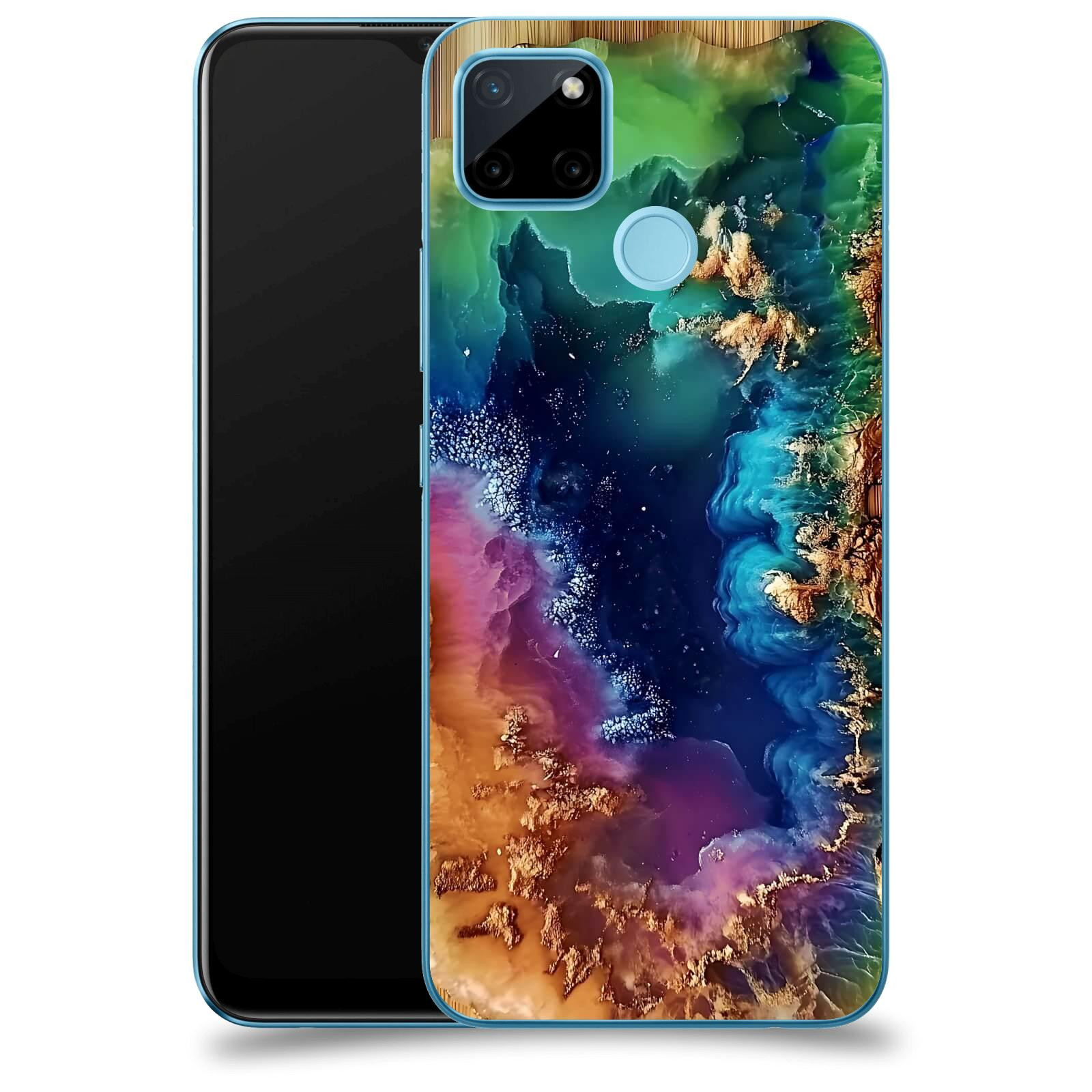 ACOVER Kryt na mobil Realme C21Y - Krystalická energie
