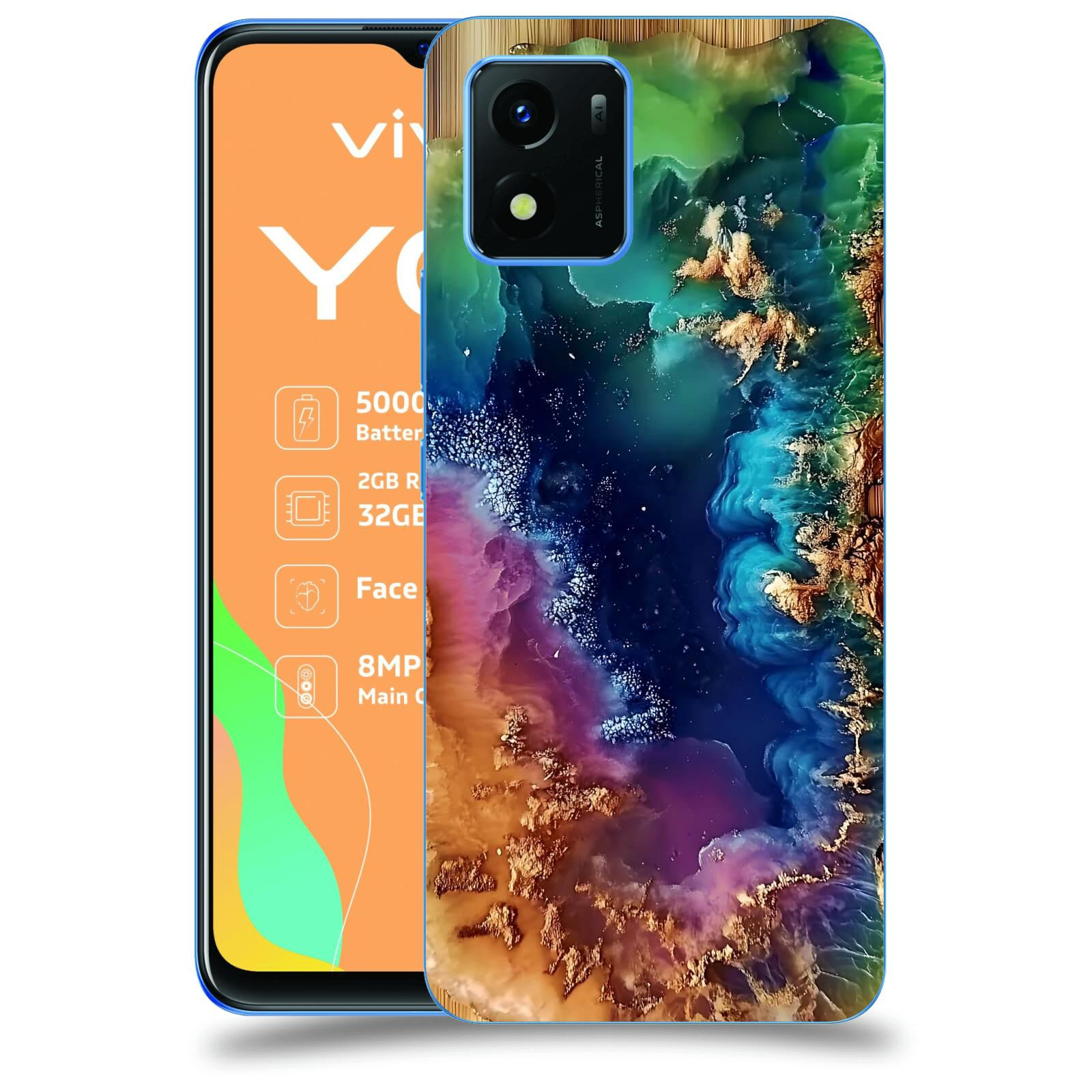 ACOVER Kryt na mobil Vivo Y01 - Krystalická energie
