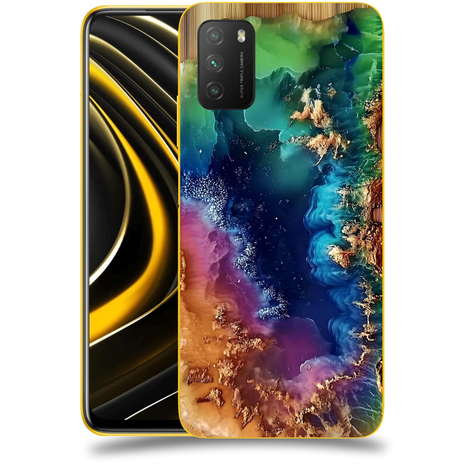 ACOVER Kryt na mobil Xiaomi Poco M3 - Krystalická energie