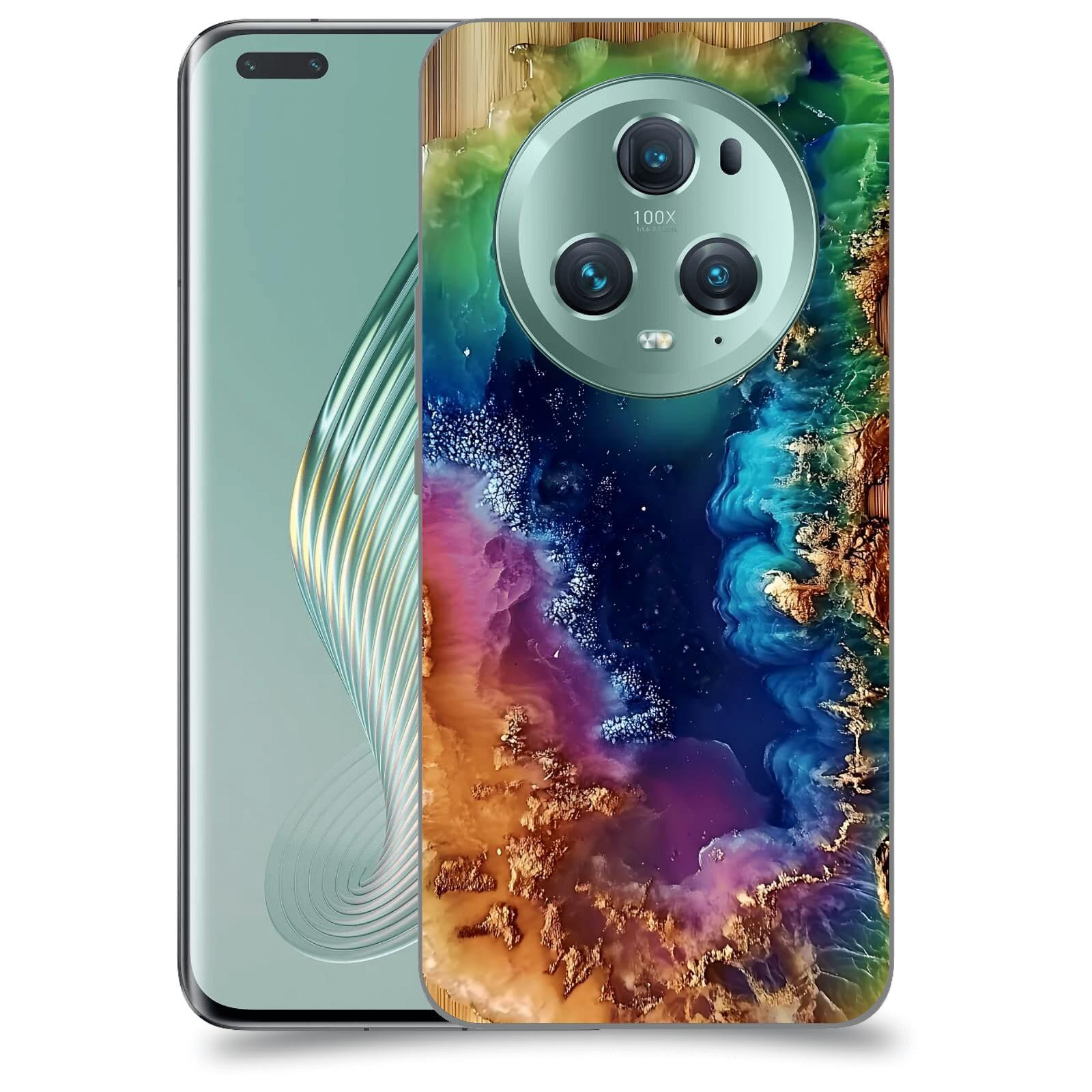 ACOVER Kryt na mobil Honor Magic5 Pro - Krystalická energie